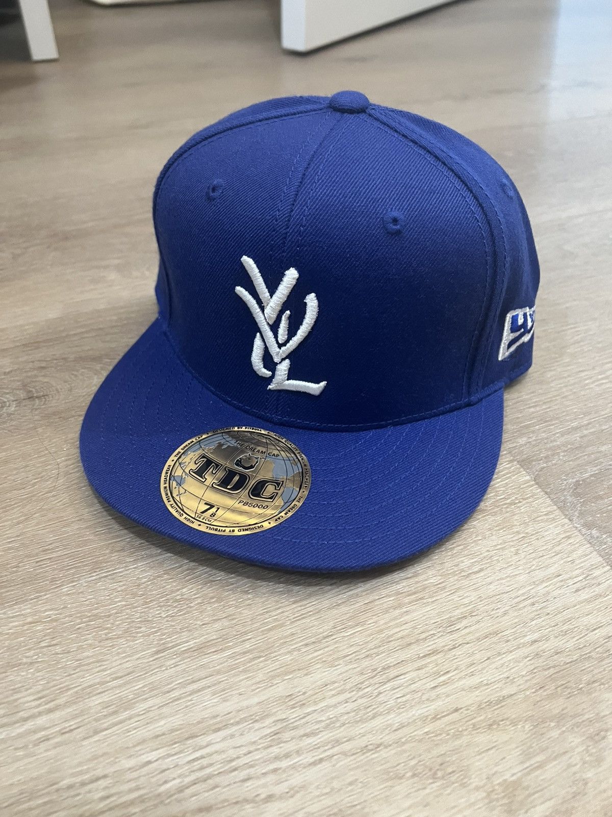 Playboi Carti Playboi Carti YVL Fitted Hat Navy White | Grailed