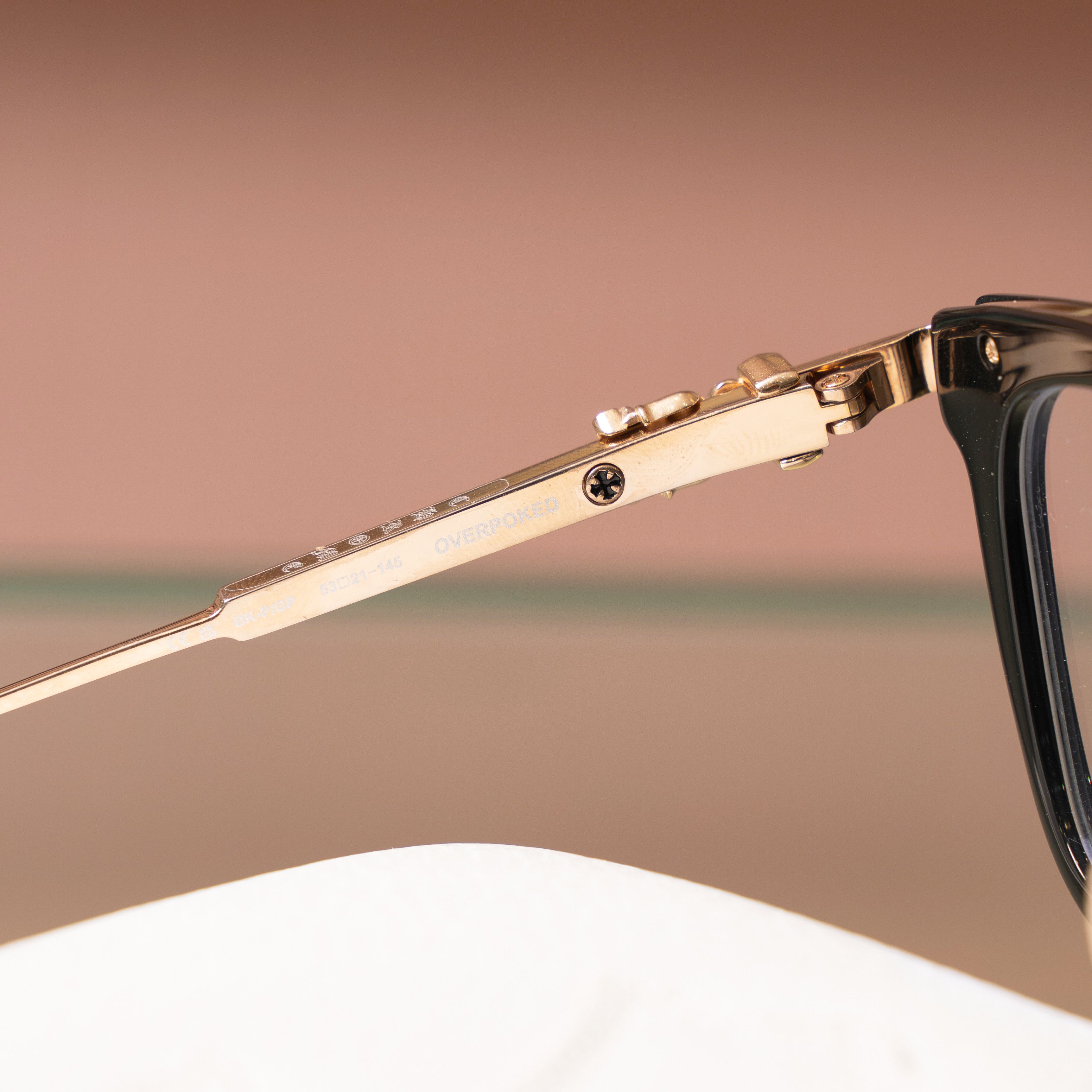 Chrome Hearts CHROME HEARTS OVERPOKED BLACK PLASTIC/GOLD PLATED Size ONE SIZE - 3 Thumbnail
