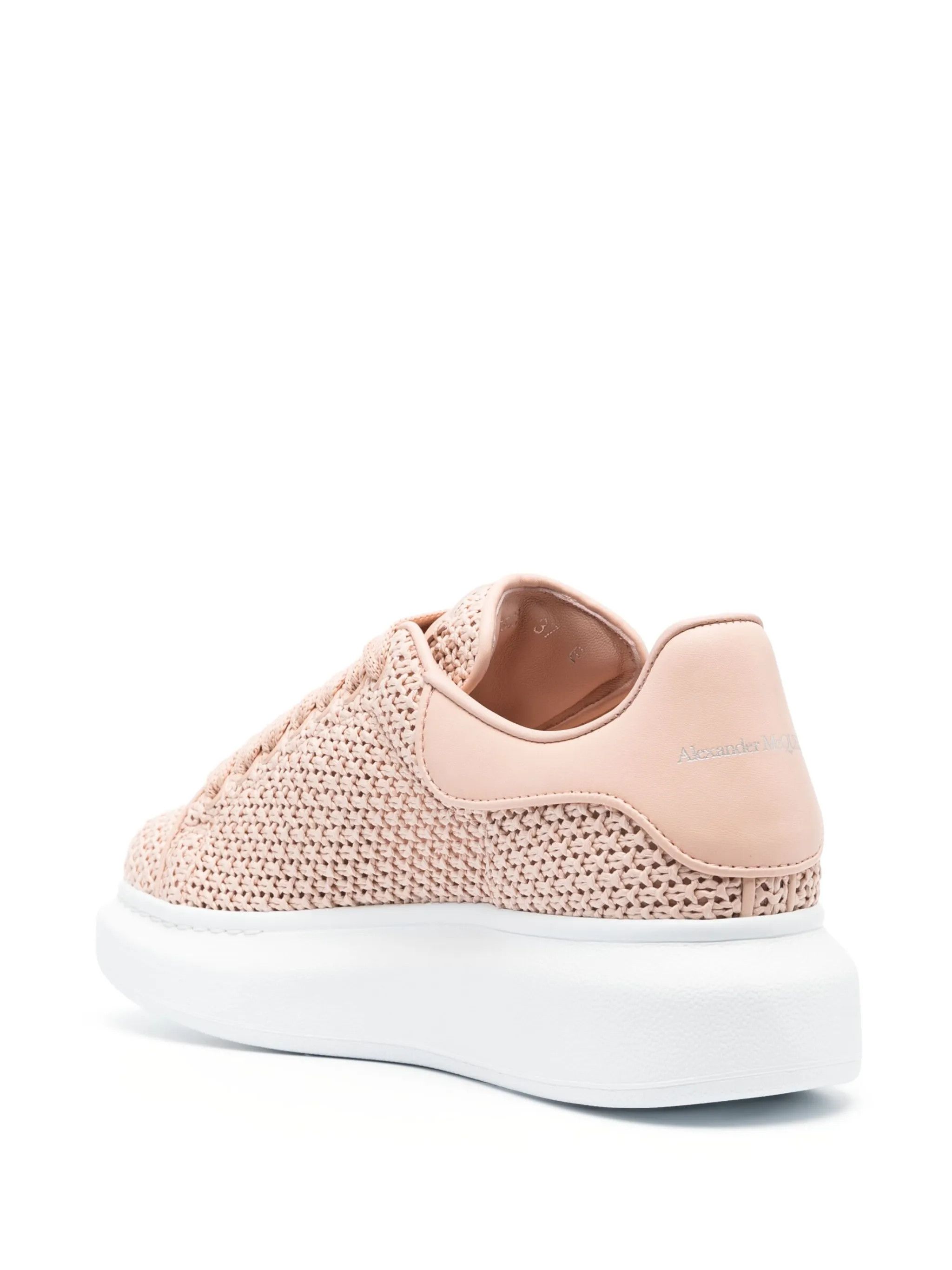 Alexander McQueen o1y0225 Low Top Sneakers in Blush Pink Size US 9.5 / IT 39.5 - 3 Thumbnail