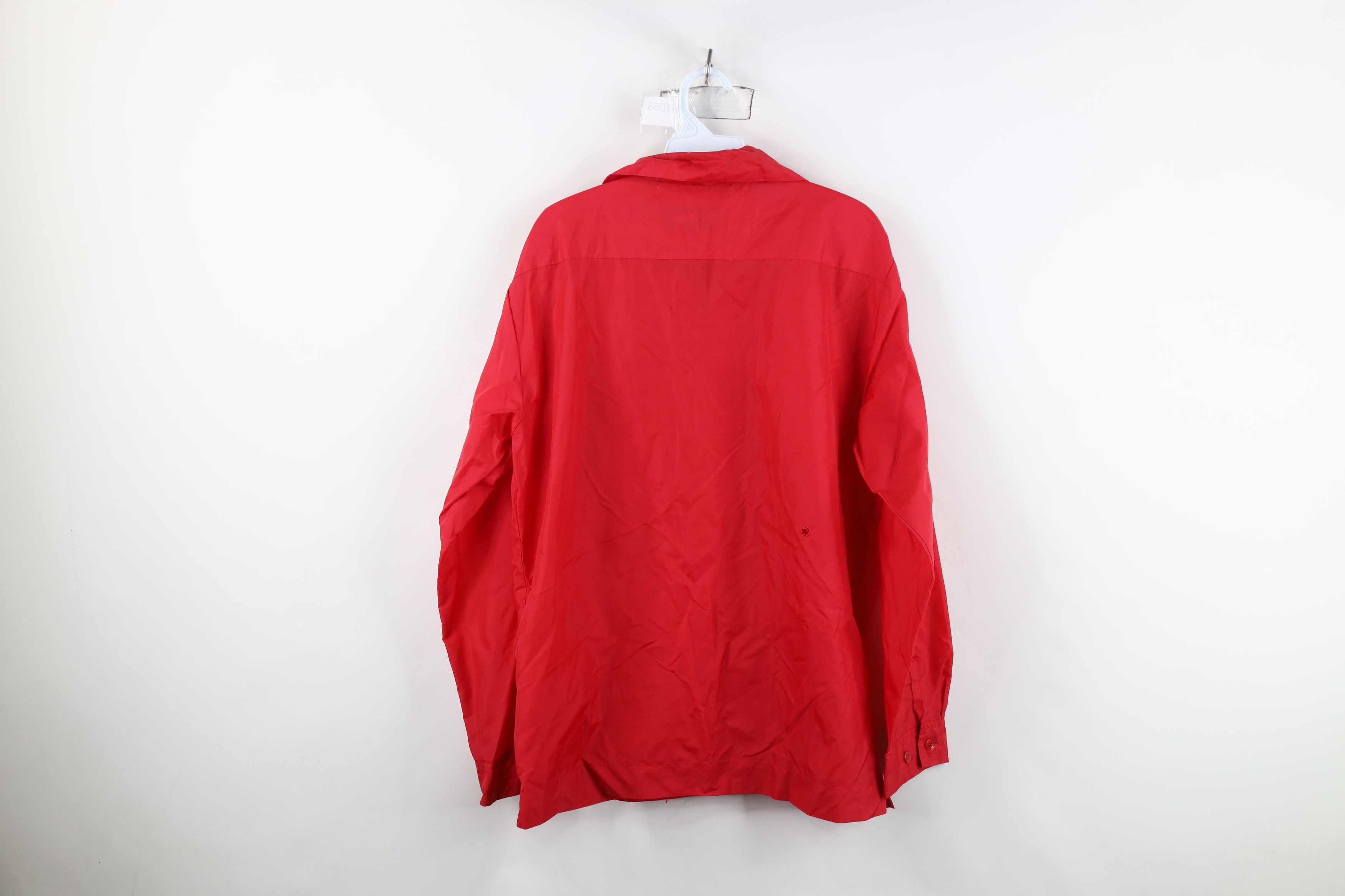 Vintage Vintage 70s Streetwear Shirt Jacket Jac Shirt Red USA Size US M / EU 48-50 / 2 - 11 Thumbnail