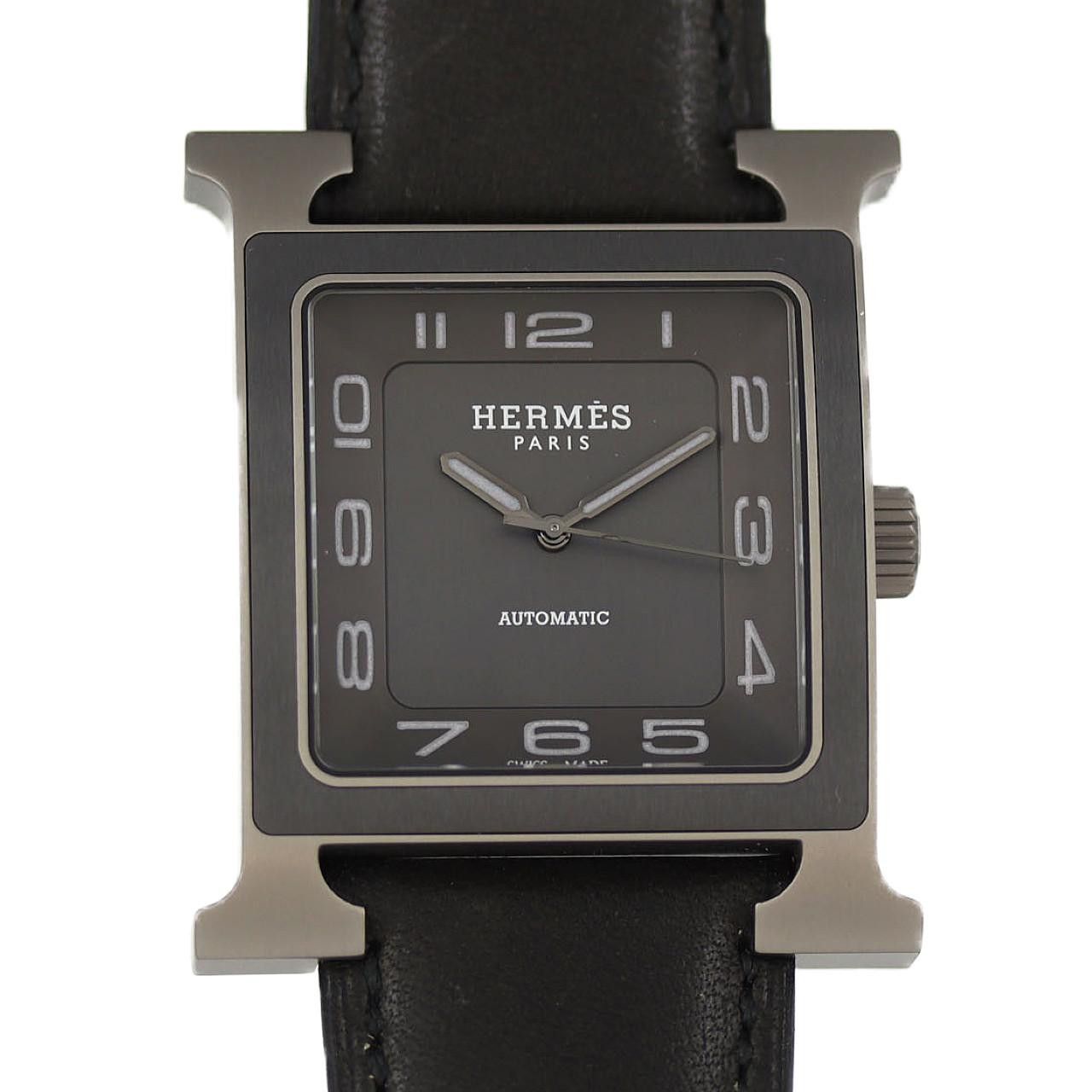 Hermes Hermes Hermès H Watch TI Titanium Metal Automatic DUTY FREE for USA Size ONE SIZE - 1 Thumbnail