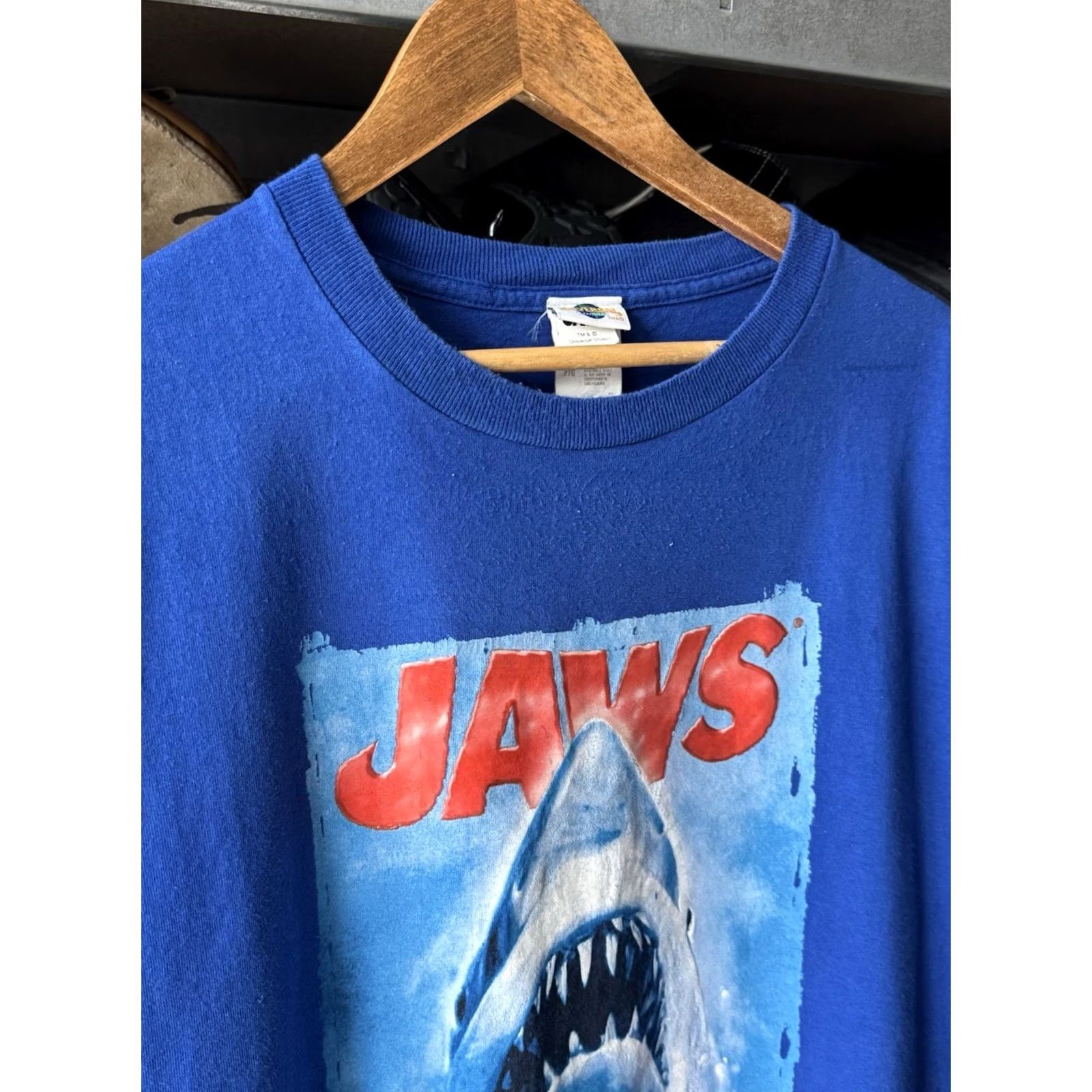 Vintage VINTAGE Universal Studios Jaws NOBOATING ACCIDENT T-Shirt Men's XXL Blue Size US XXL / EU 58 / 5 - 3 Thumbnail