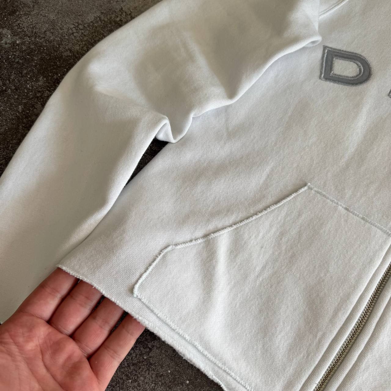 DKNY DKNY Y2K Vintage Big Logo Zip Hoodie Size M / US 6-8 / IT 42-44 - 8 Thumbnail