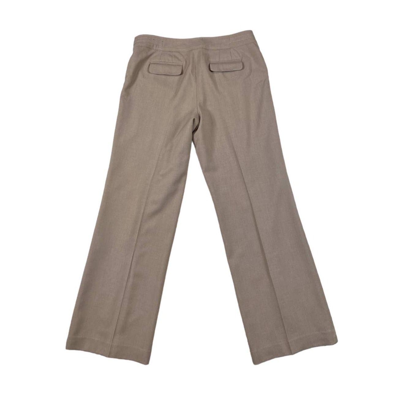 Ann Taylor Ann Taylor Cream Pants | Size 10 Size 32" / US 10 / IT 46 - 2 Thumbnail