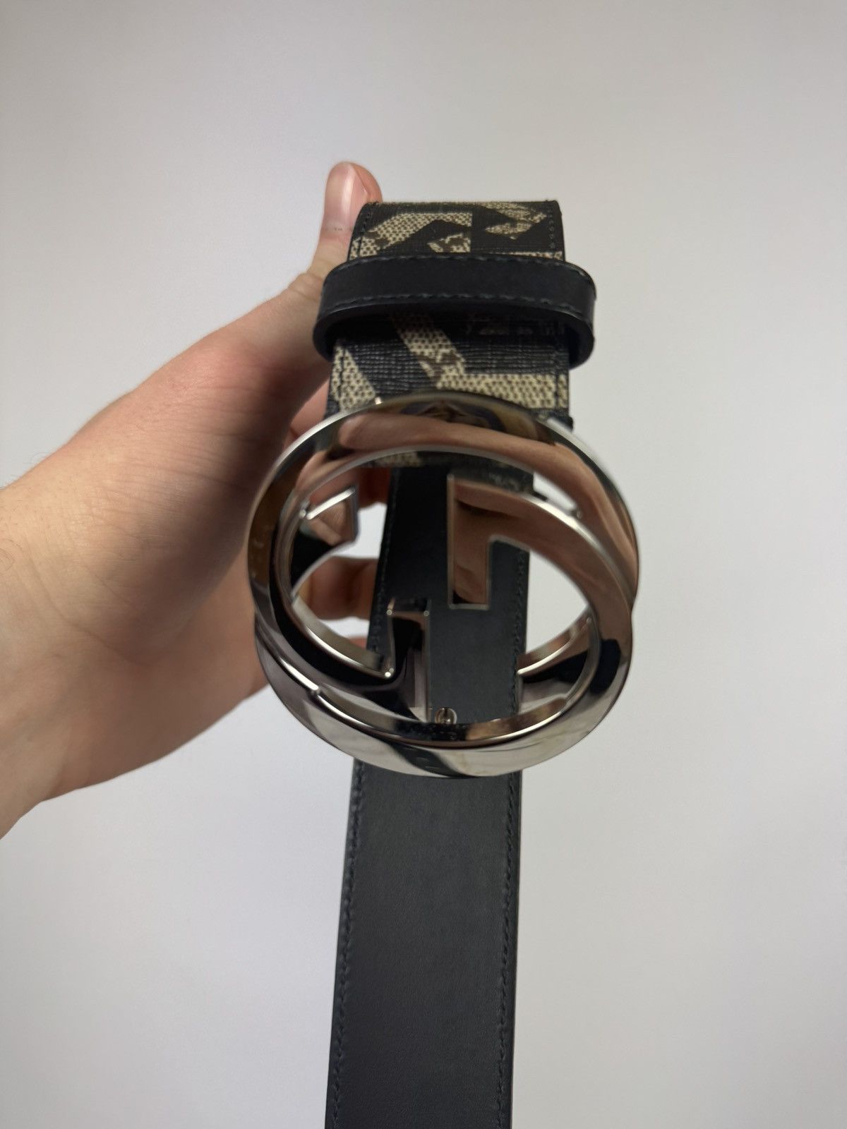 Designer × Gucci Gucci Belt Camo 32-34 Size 32 - 6 Thumbnail