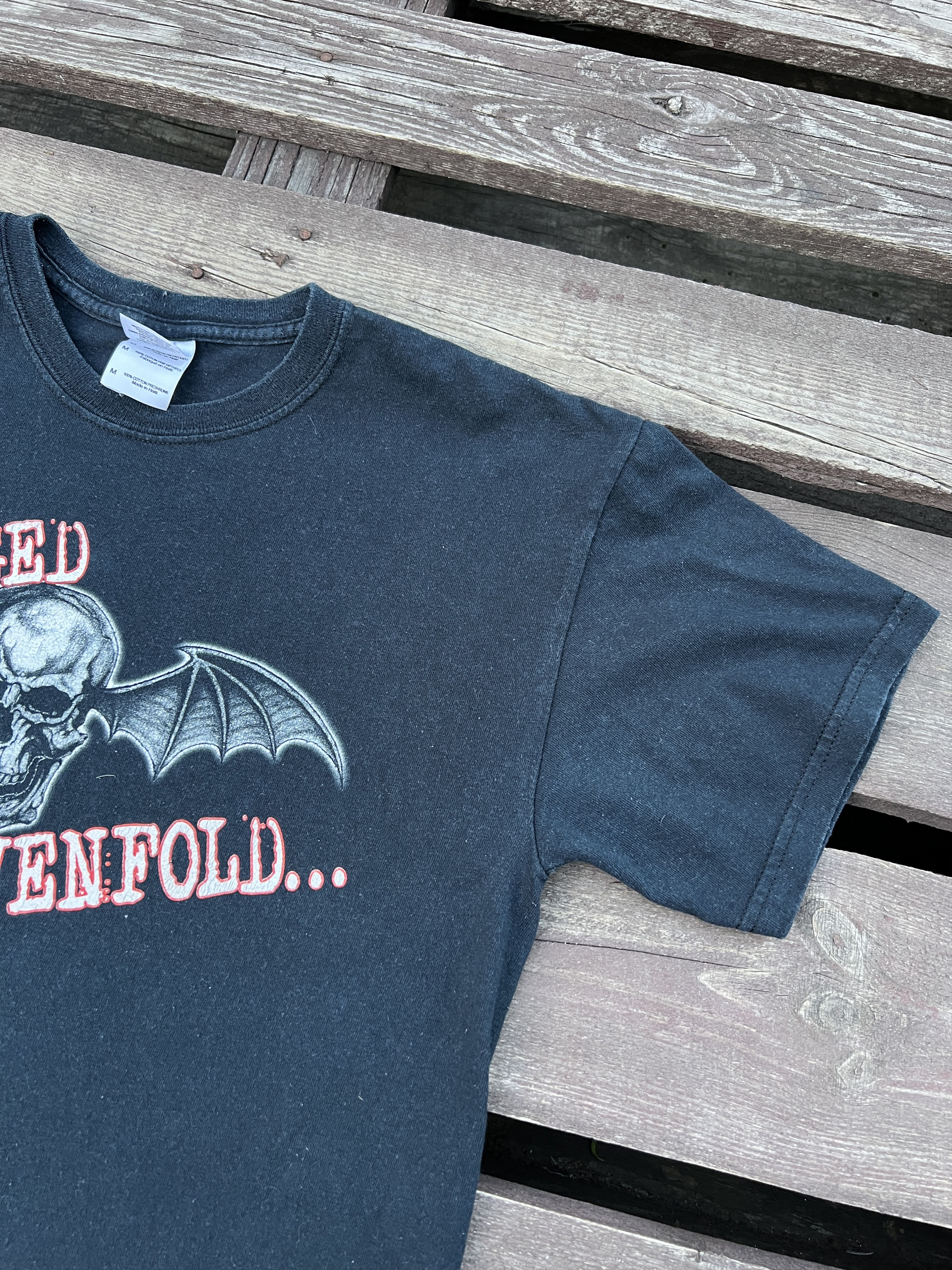Band Tees Vintage 2000s Avenged Sevenfold Rock Band T-shirt Size US M / EU 48-50 / 2 - 7 Thumbnail
