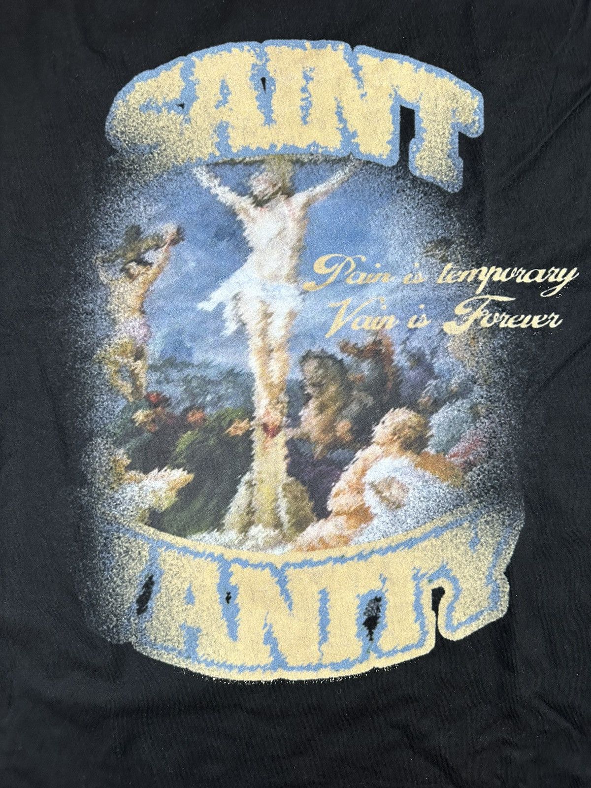 Vintage Saint Vanity Pain T-shirt Size US XL / EU 56 / 4 - 2 Thumbnail