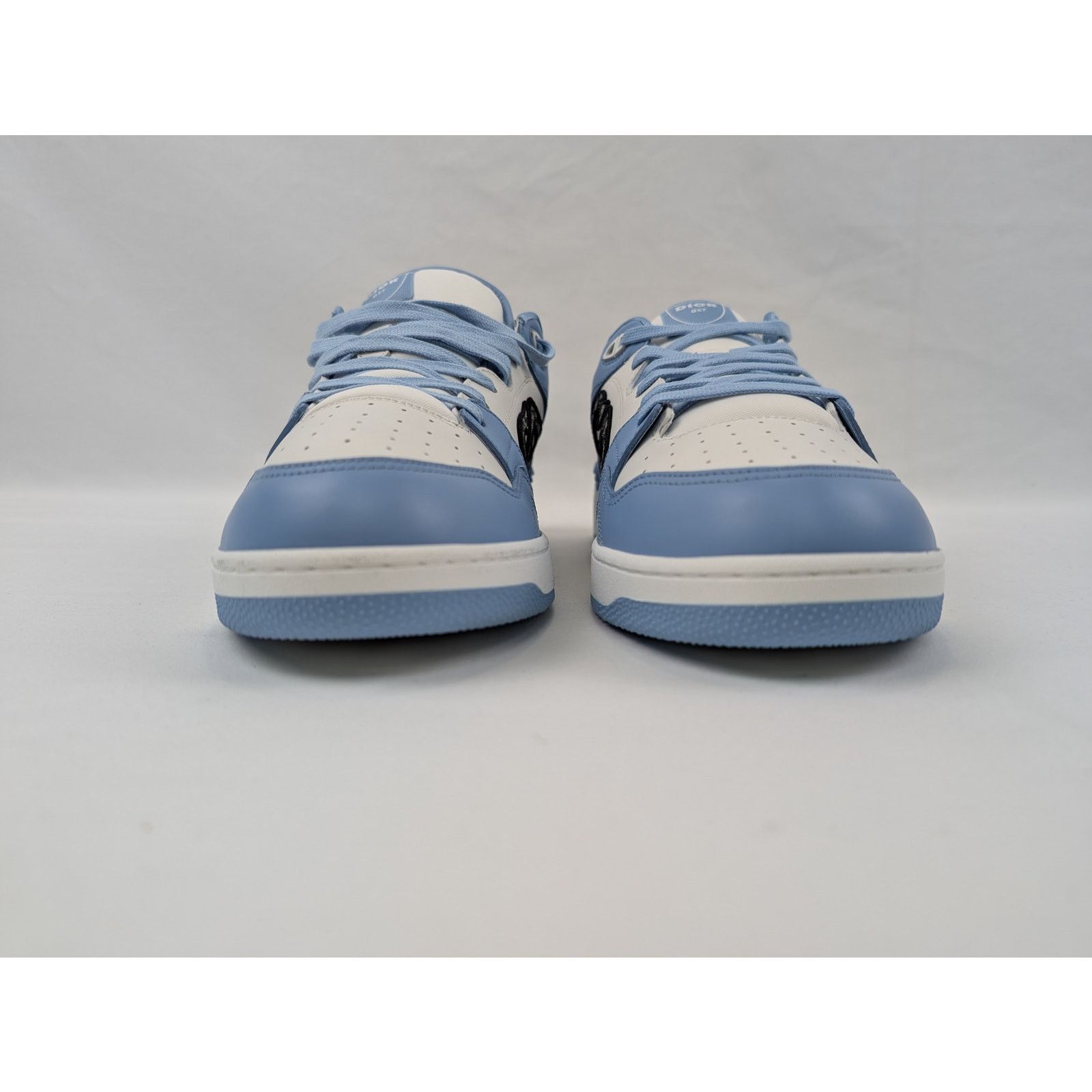 Dior o1rshd1 M-B57 LT Calf Sneakers in Light Blue Size US 12 / EU 45 - 8 Thumbnail