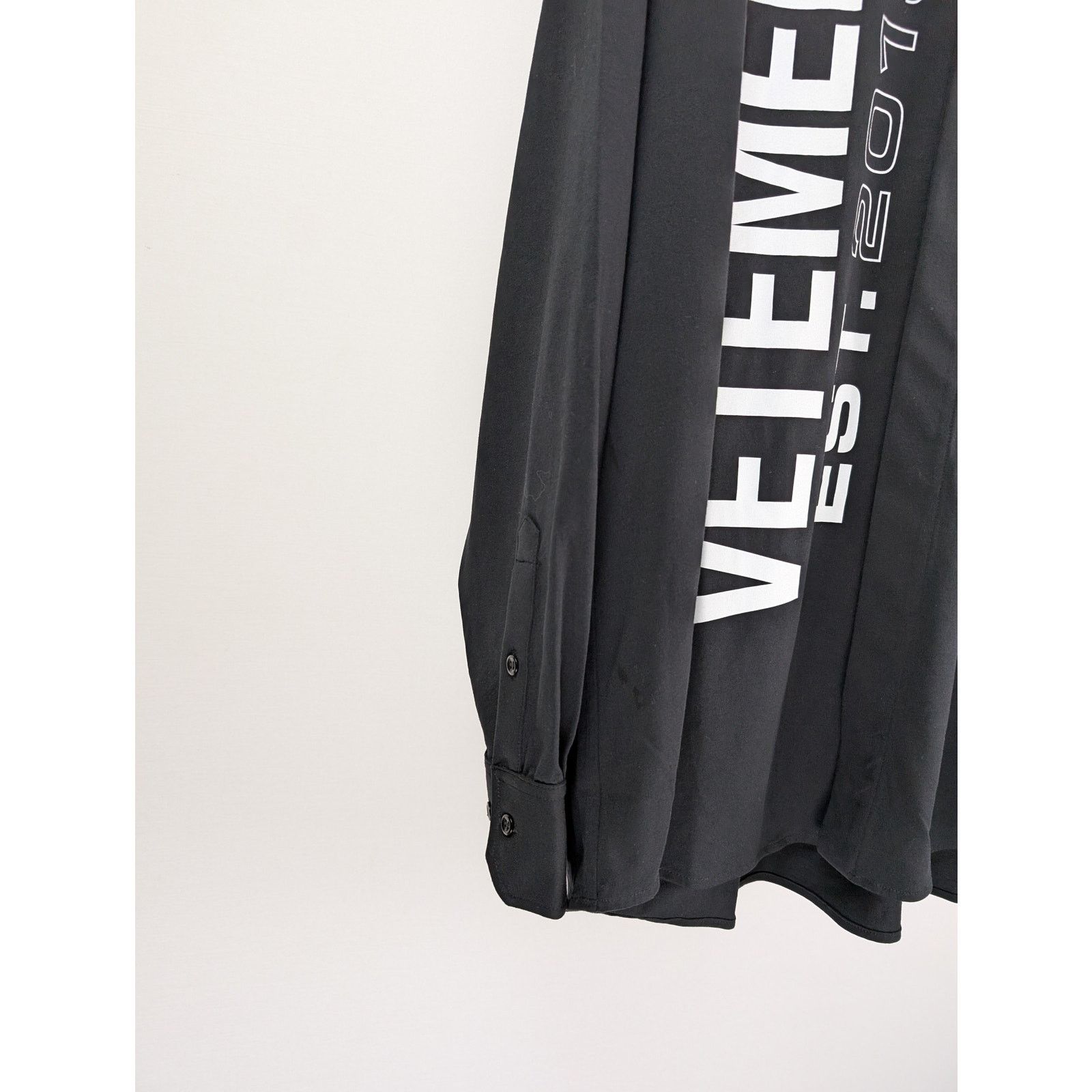 Vetements o1rshd1 EST2013 France Flag Shirt / Black in Black Size US S / EU 44-46 / 1 - 4 Thumbnail