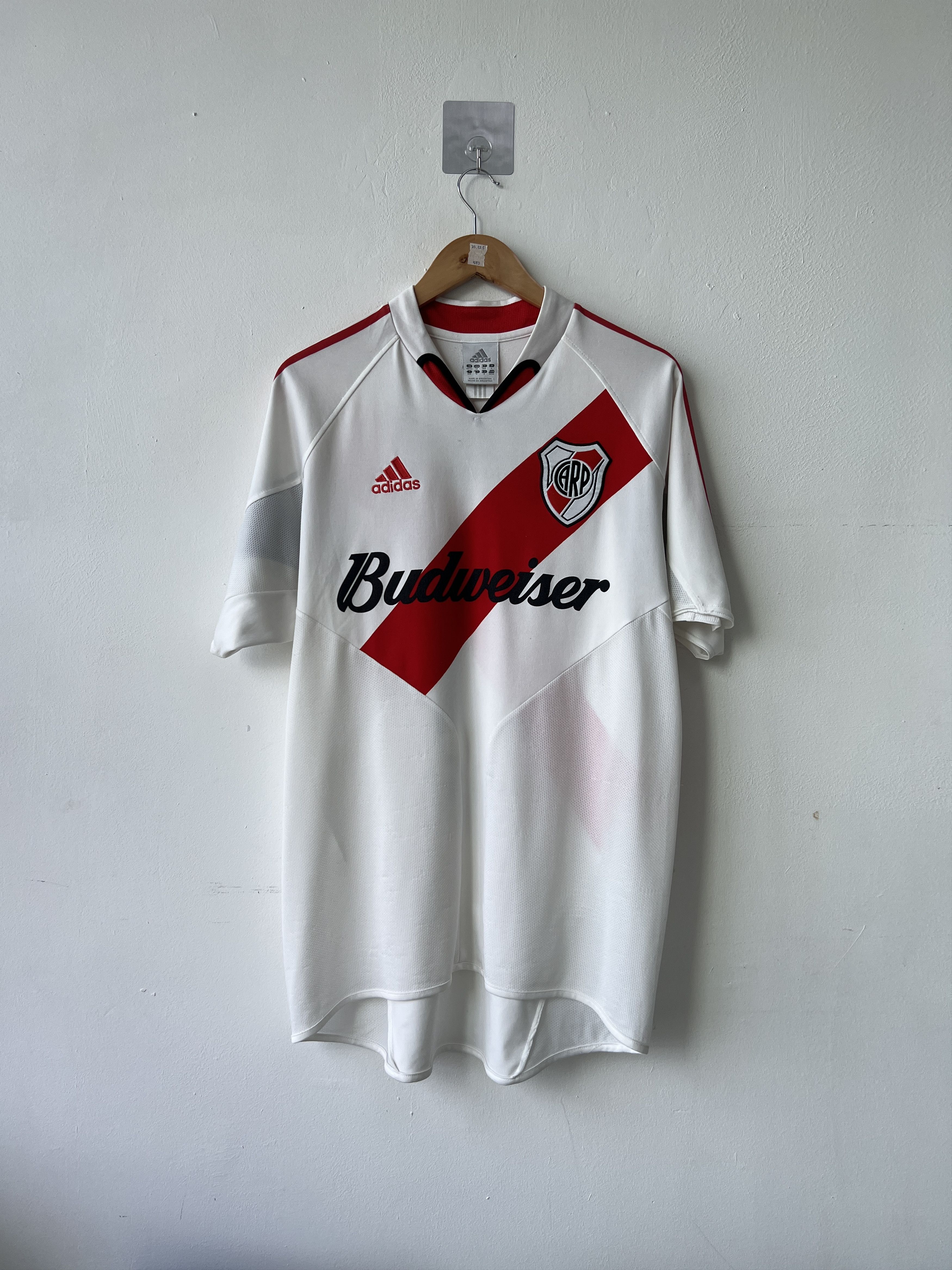 Adidas (M fits L) River Plate 2004-05 Home Kit Salas #11 Size US M / EU 48-50 / 2 - 2 Thumbnail