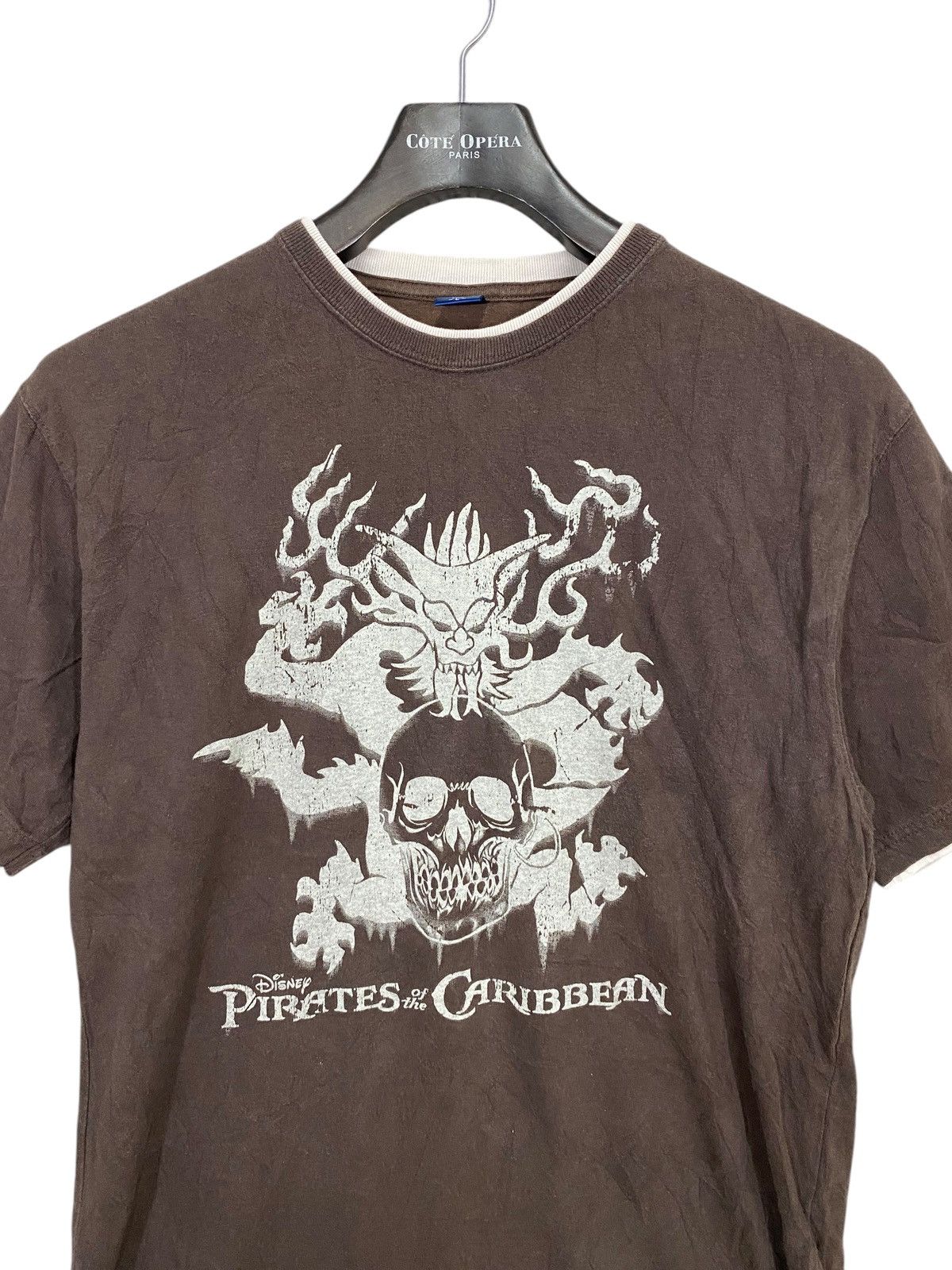 Disney × Japanese Brand Disney pirates of the caribbean tshirt double neck size L Size US L / EU 52-54 / 3 - 4 Thumbnail