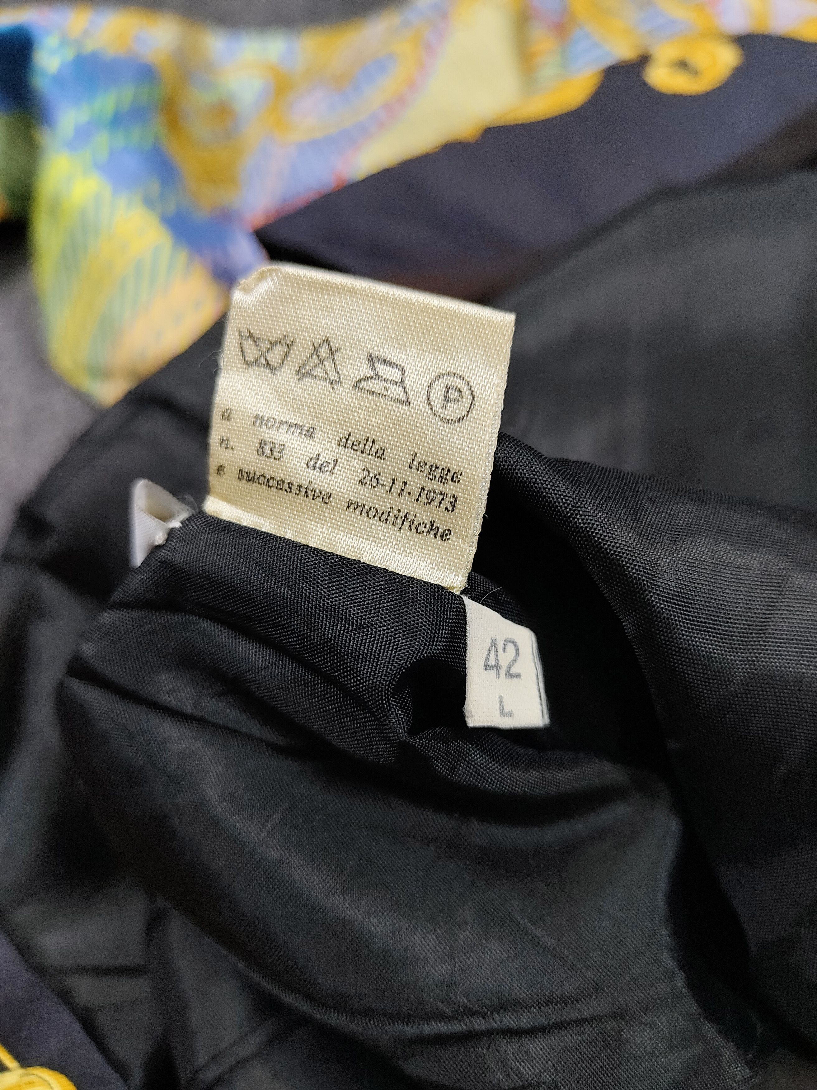 Versace ARCHIVE 📕80s Versatile by Gianni Versace Baroque Jacket Size L / US 10 / IT 46 - 6 Thumbnail
