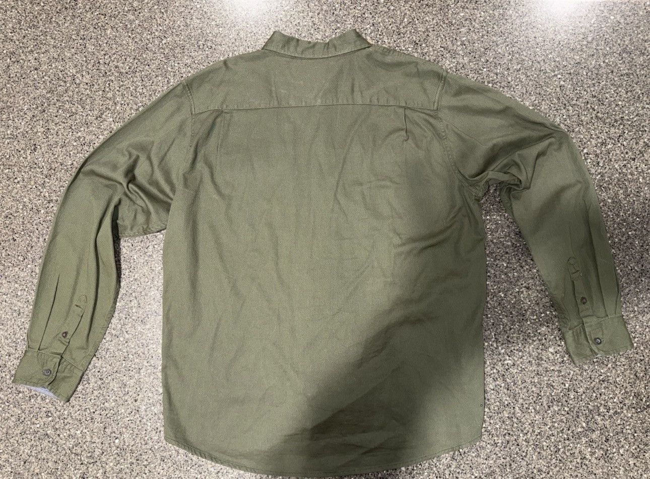 Wrangler Wrangler Olive Green Button Down Shirt Large Flex Comfort Size US L / EU 52-54 / 3 - 6 Thumbnail