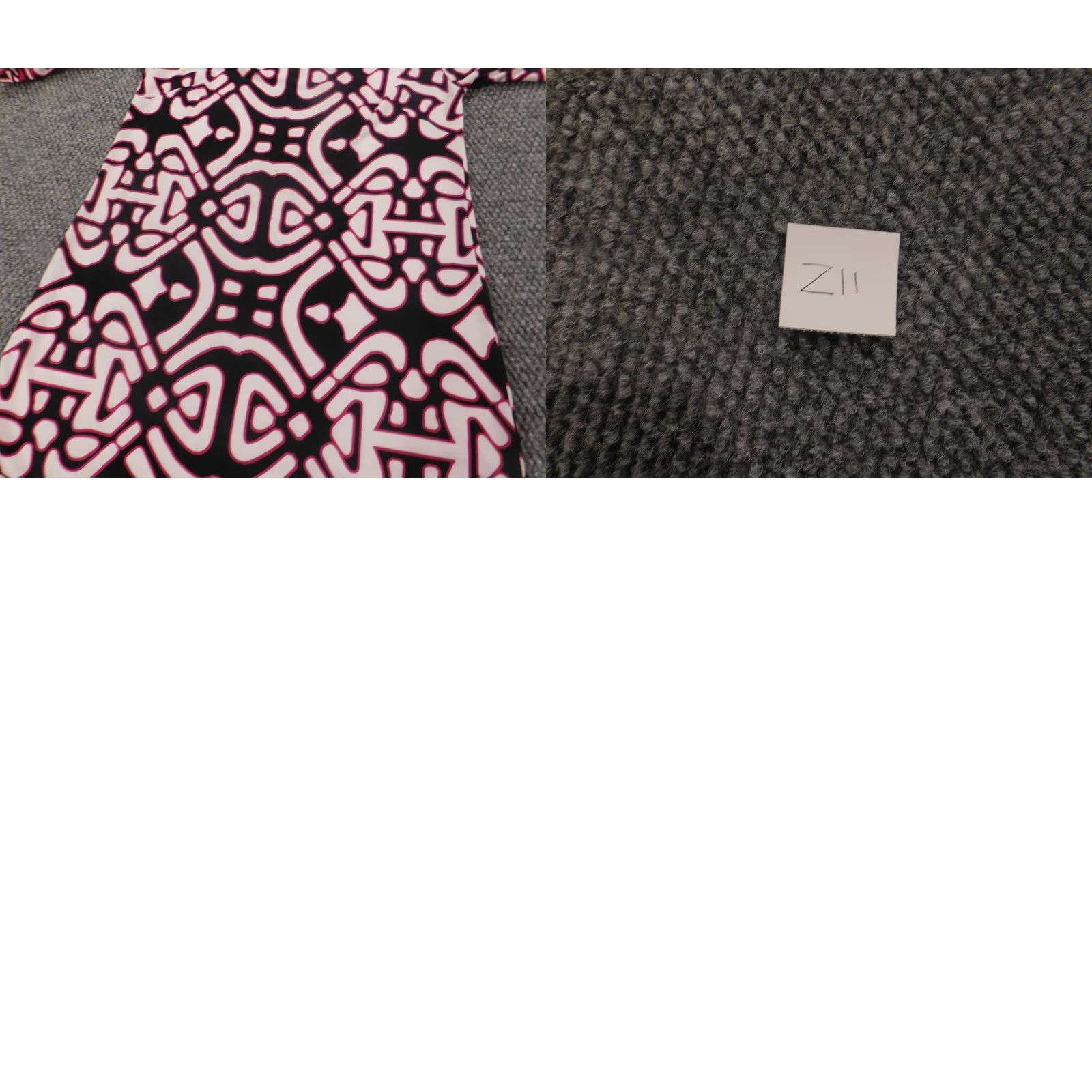 Vintage Laundry by Design Purple A-Line Dress - Long Sleeve, Crew Neck, Knee Length, Geometric Knit, Lined, Puff Sleeve, Zip, Casual, Women, Size 2 Size XS / US 0-2 / IT 36-38 - 9 Thumbnail