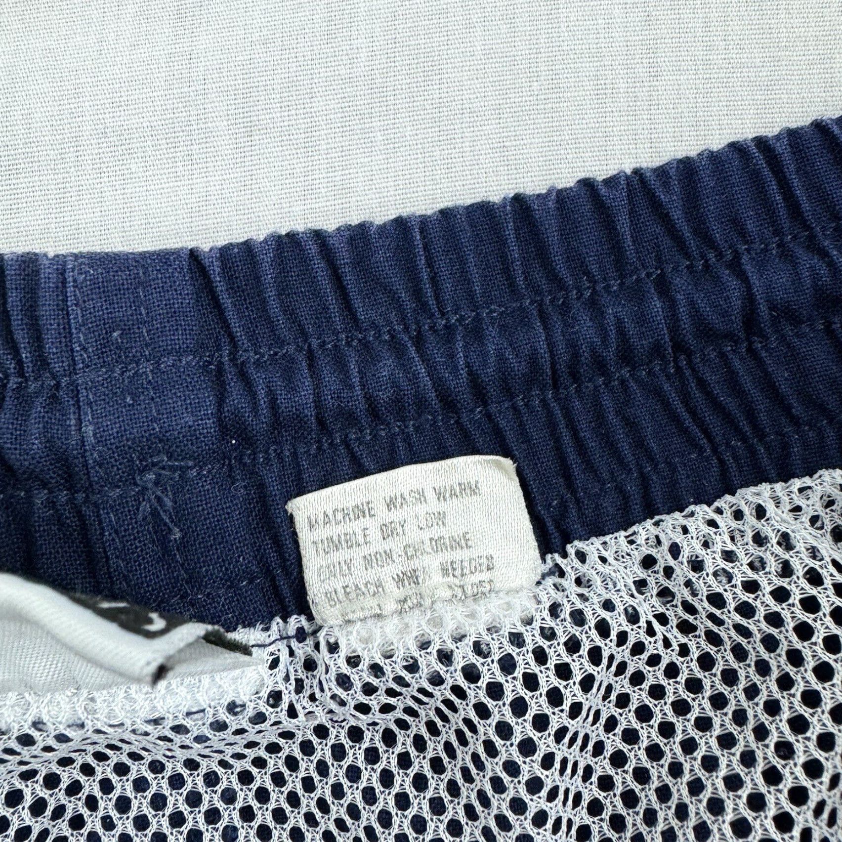Vintage VINTAGE Key Elements Beach Trunks Bottom Mens L Blue Striped 90s Adult Large Shorts Size US 33 - 5 Thumbnail