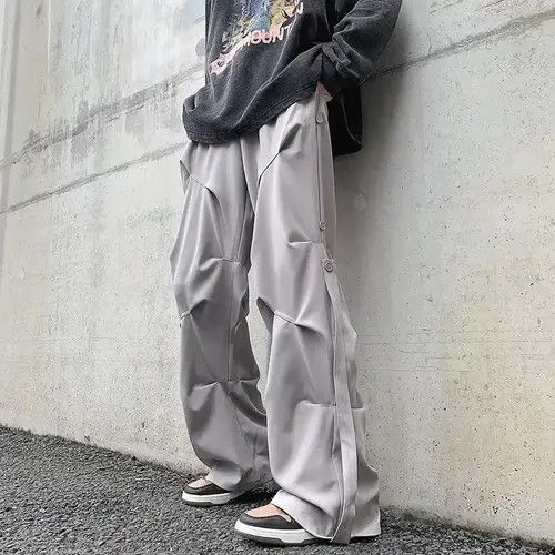 VIBE Trousers casual loose pants streetwear y2k Size US 34 / EU 50 - 7 Thumbnail
