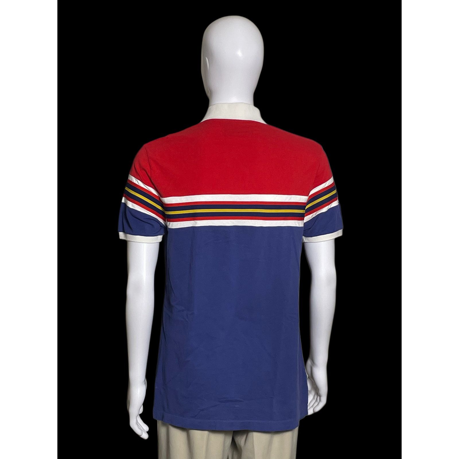Gucci 2019 Gucci x Disney The Three Little Pigs Color Block Polo Size US XS / EU 42 / 0 - 7 Thumbnail