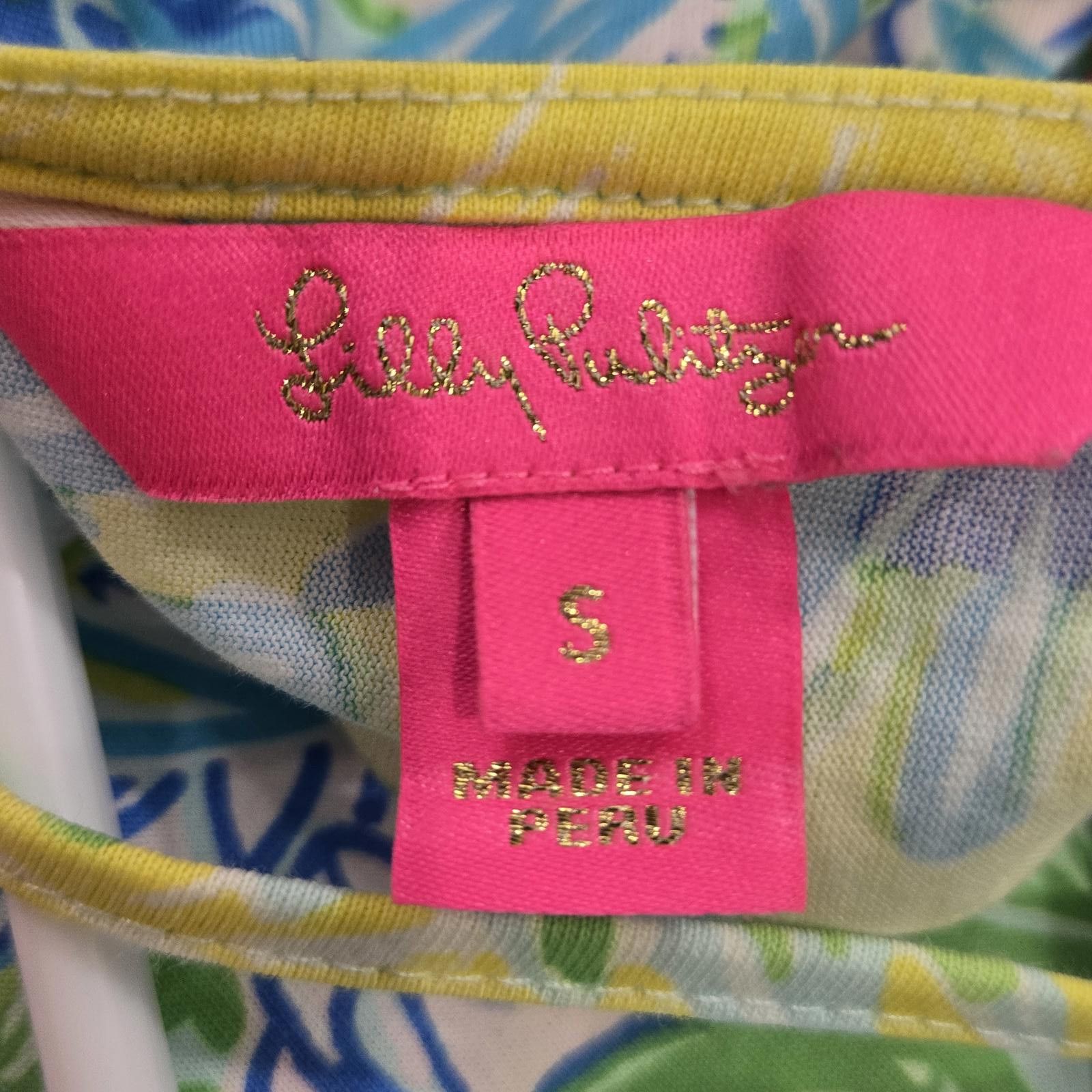 Designer Lilly Pulitzer Margot Swing Halter Dress Size Small Size S / US 4 / IT 40 - 7 Thumbnail
