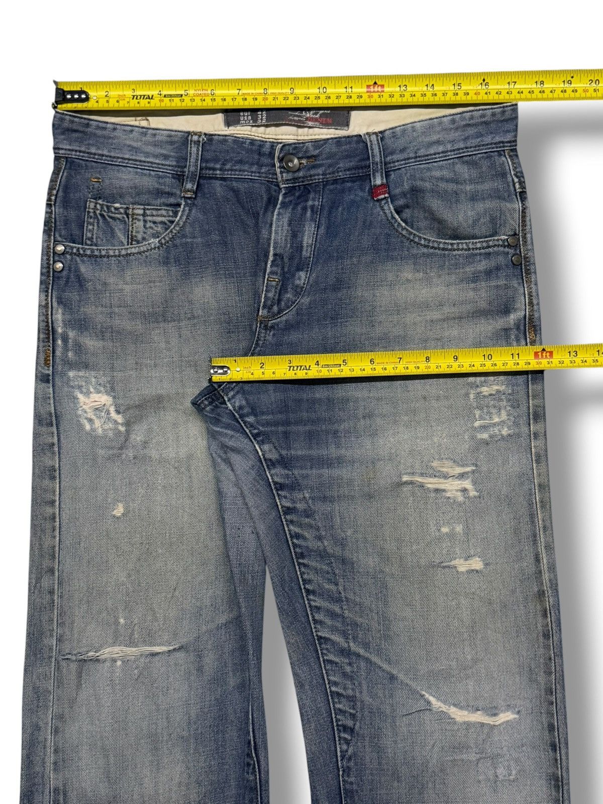 Zara Vintage Zara Man Denim Jeans | Vintage Fade | Wide Leg | W34 Size US 34 / EU 50 - 14 Thumbnail