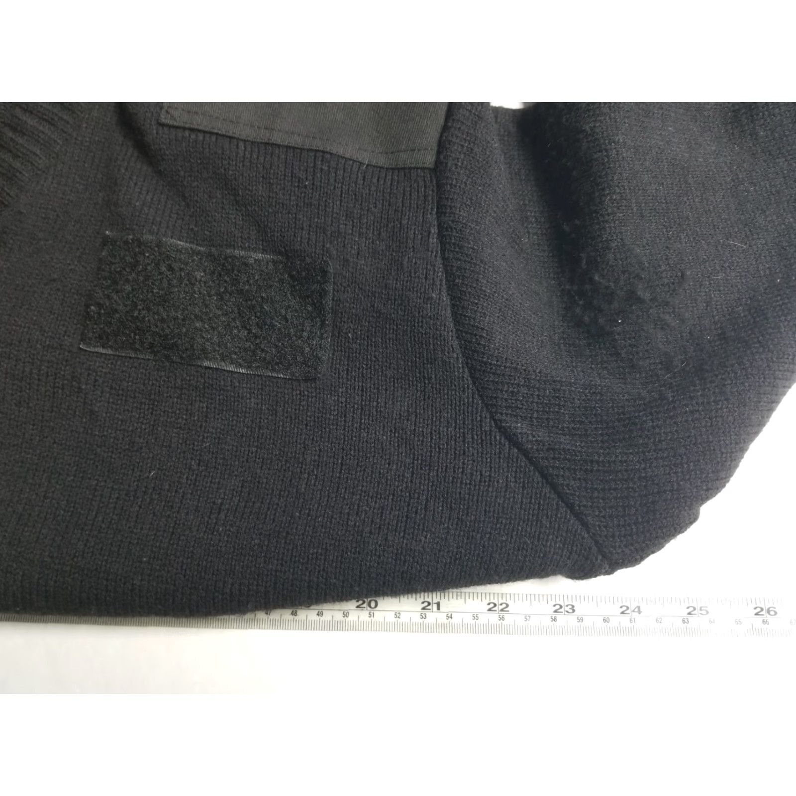 Vintage VINTAGE Sharf and Breit Pullover Sweater V-Neck Long Sleeve Black Knit Military 90s City Army Marine Patriotic Mens L Size US L / EU 52-54 / 3 - 4 Thumbnail