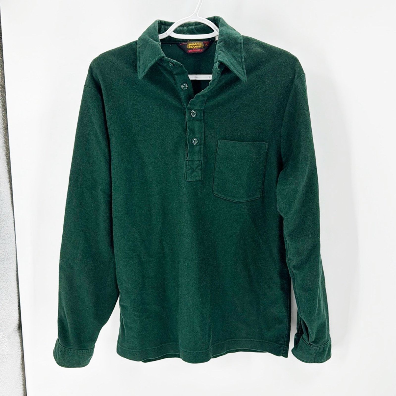 Wrangler Vintage Wrangler Rapid Transit green long sleeve made sz M Size US M / EU 48-50 / 2 - 1 Thumbnail