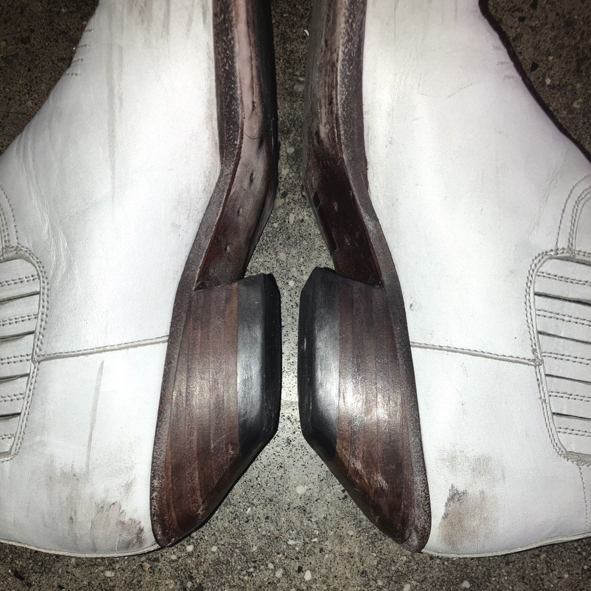 Celine SS22 Cosmic Cruiser Metal Toe Western Boots White Size US 8 / EU 41 - 3 Thumbnail