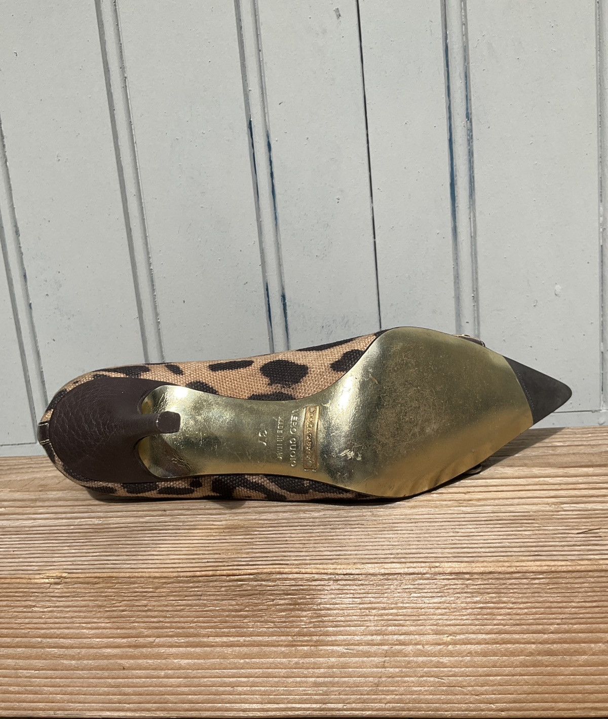 Dolce & Gabbana Vintage Dolce&Gabbana leopard print pumps Size US 9 / IT 39 - 11 Thumbnail
