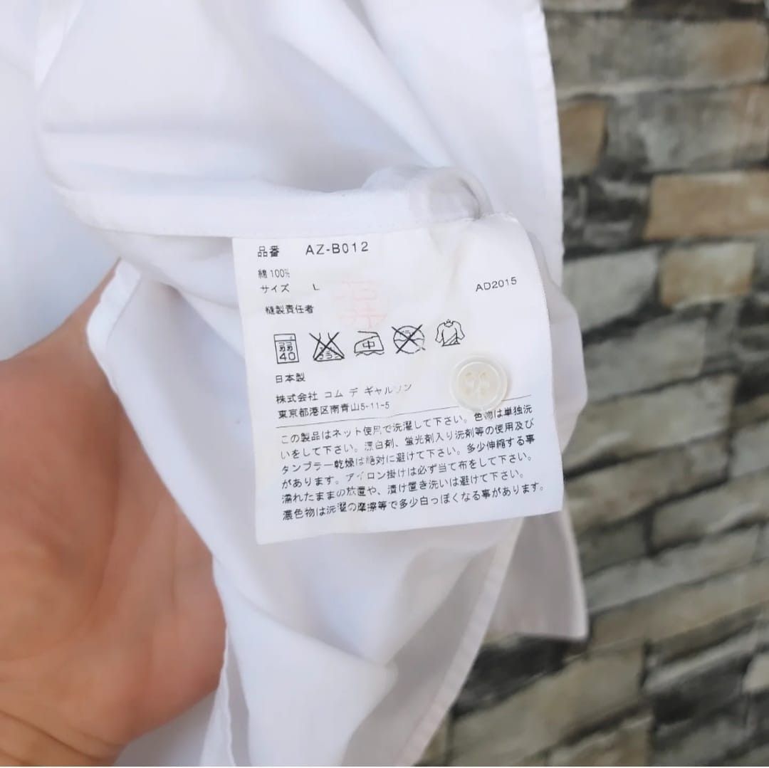 Comme des Garcons PLAY PLAY Comme des Garcons Mini Red Heart Shirt White Size US L / EU 52-54 / 3 - 7 Thumbnail