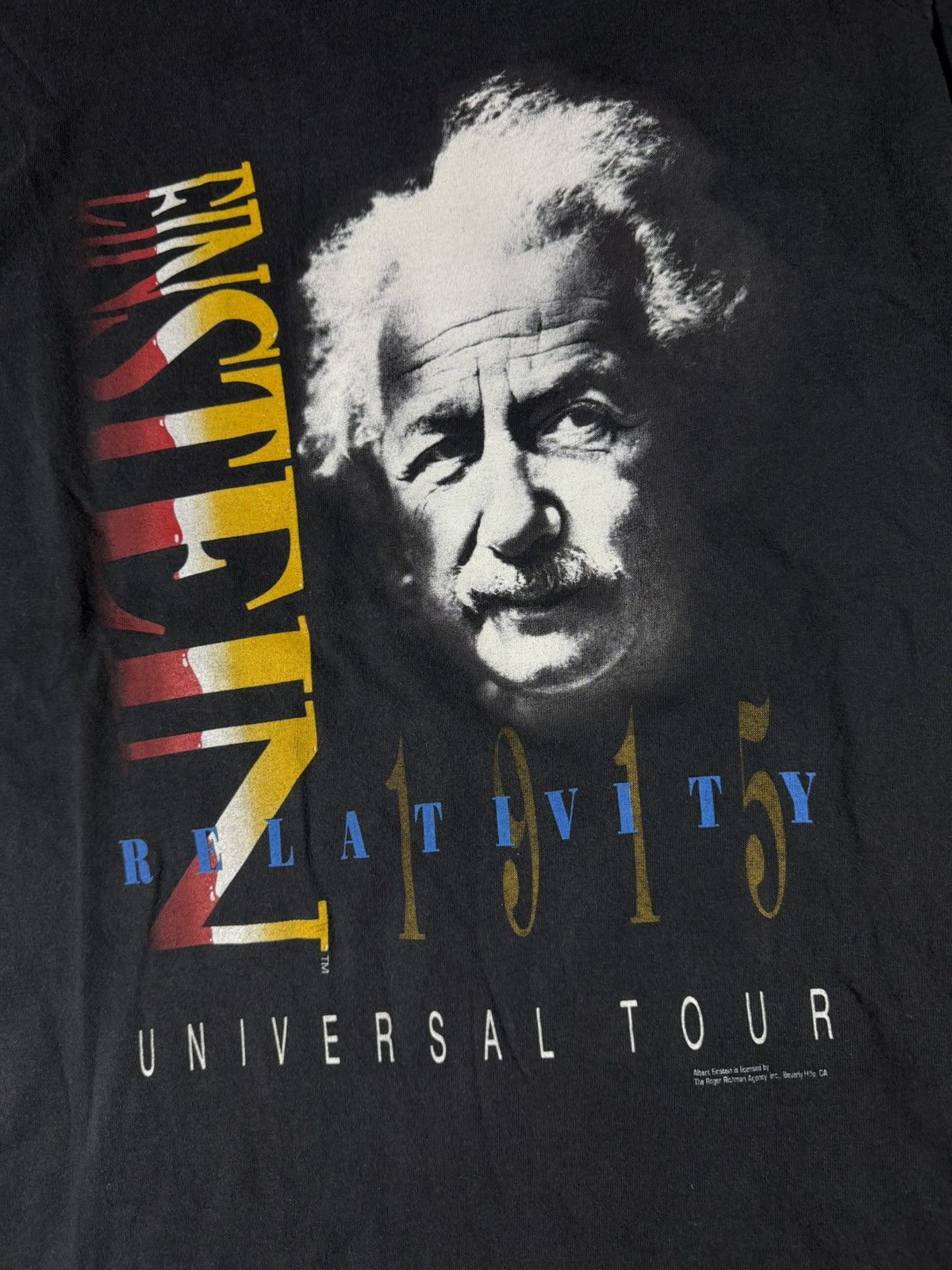 Vintage Vintage 90s Albert Einstein Relativity Tour Rap Band Tee Size US L / EU 52-54 / 3 - 3 Thumbnail