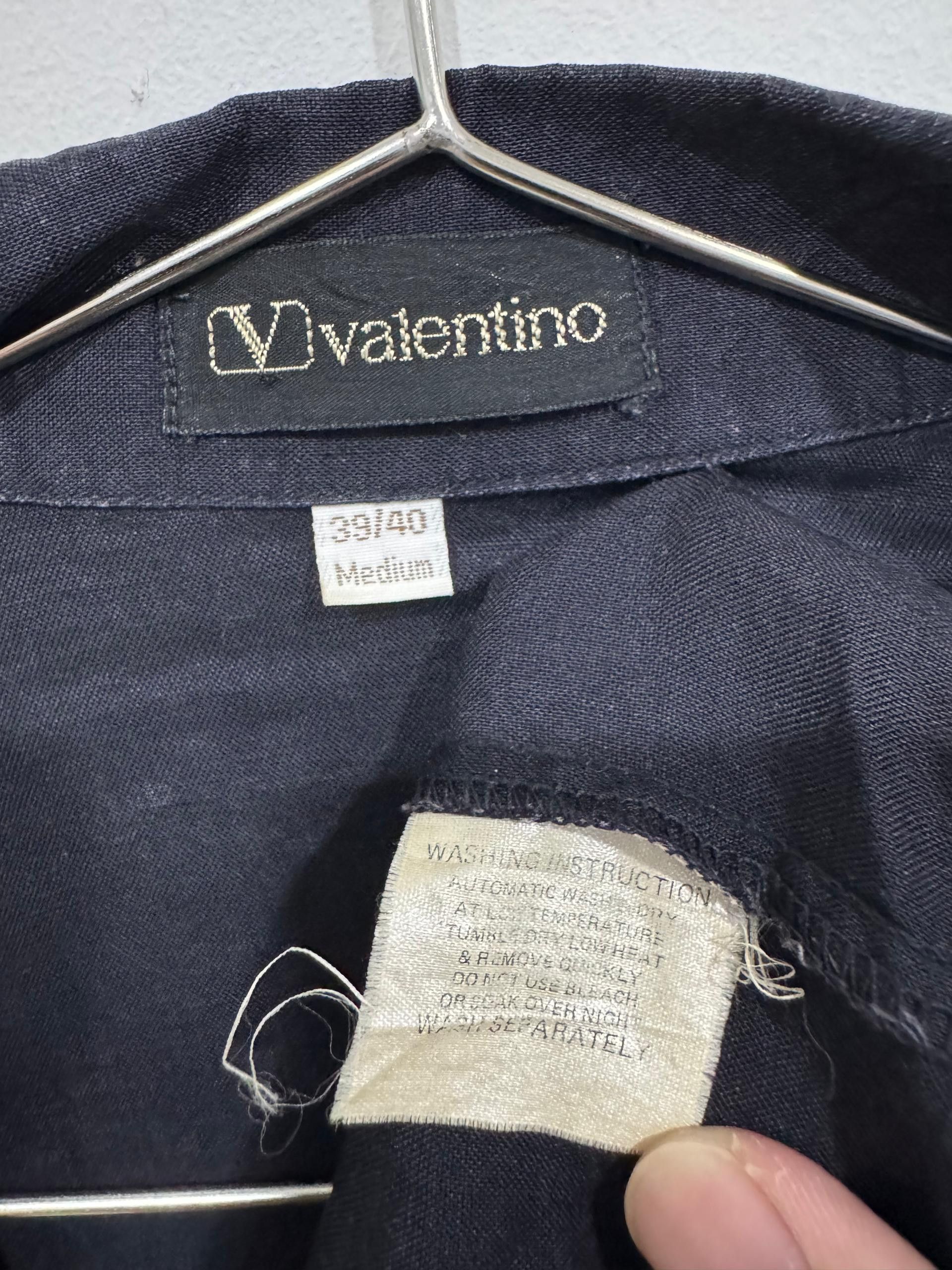 Valentino Vintage 80s Valentino Fish Motif Shirt Size US M / EU 48-50 / 2 - 5 Thumbnail