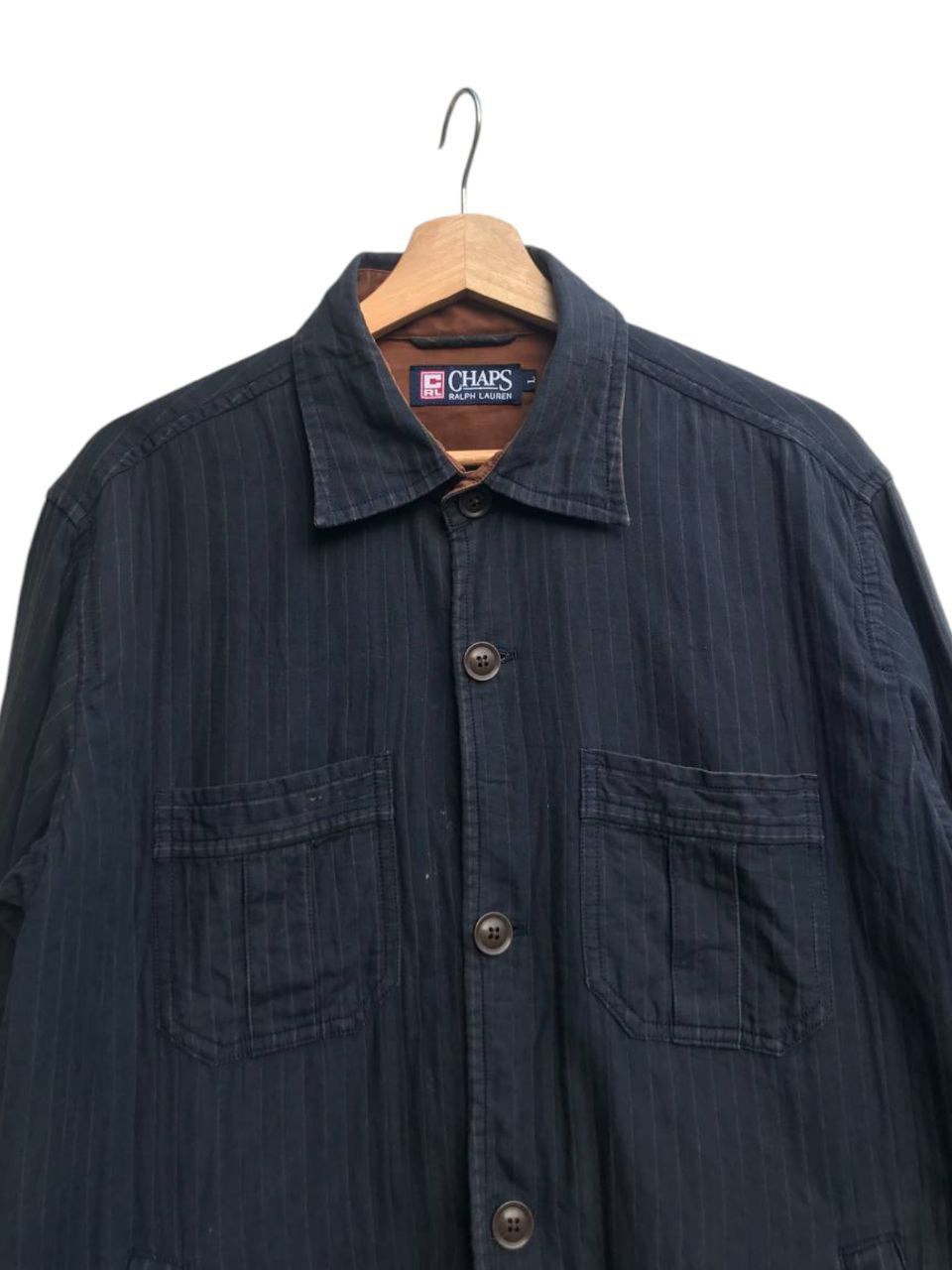 Chaps Ralph Lauren Vintage Chaps Ralph Lauren Stripes Shirt Jacket Size US L / EU 52-54 / 3 - 4 Thumbnail