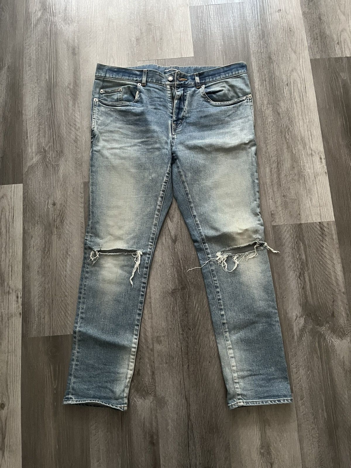 Saint Laurent Paris Saint laurent destroy jeans Size US 34 / EU 50 - 3 Thumbnail