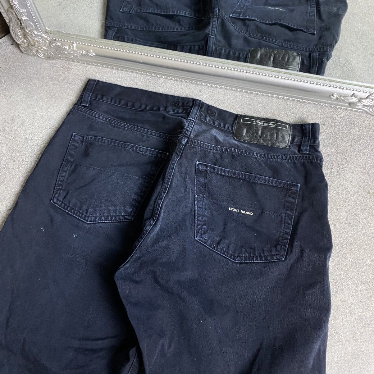 Stone Island Stone Island Jeans Black Pants Logo Faded Size US 36 / EU 52 - 3 Thumbnail
