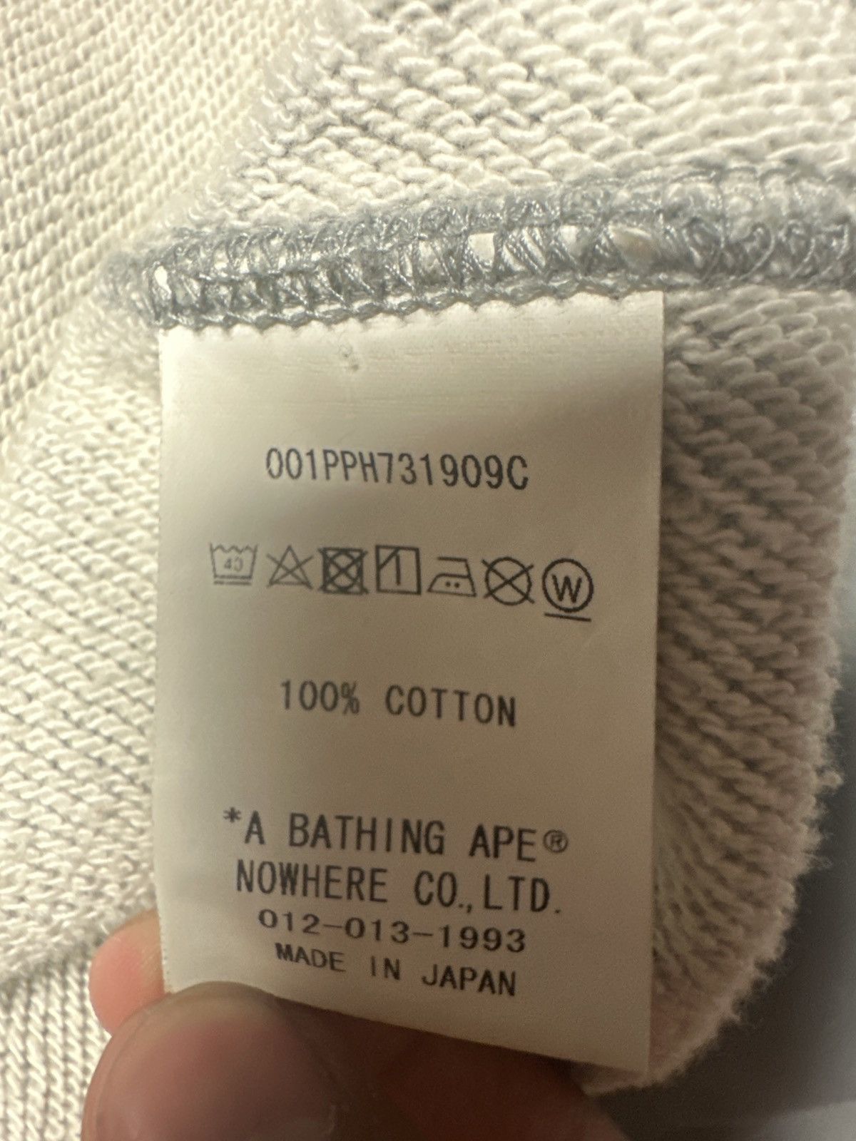 Bape × JJJJound Bape x JJJJOUND hoodie Size US S / EU 44-46 / 1 - 5 Thumbnail
