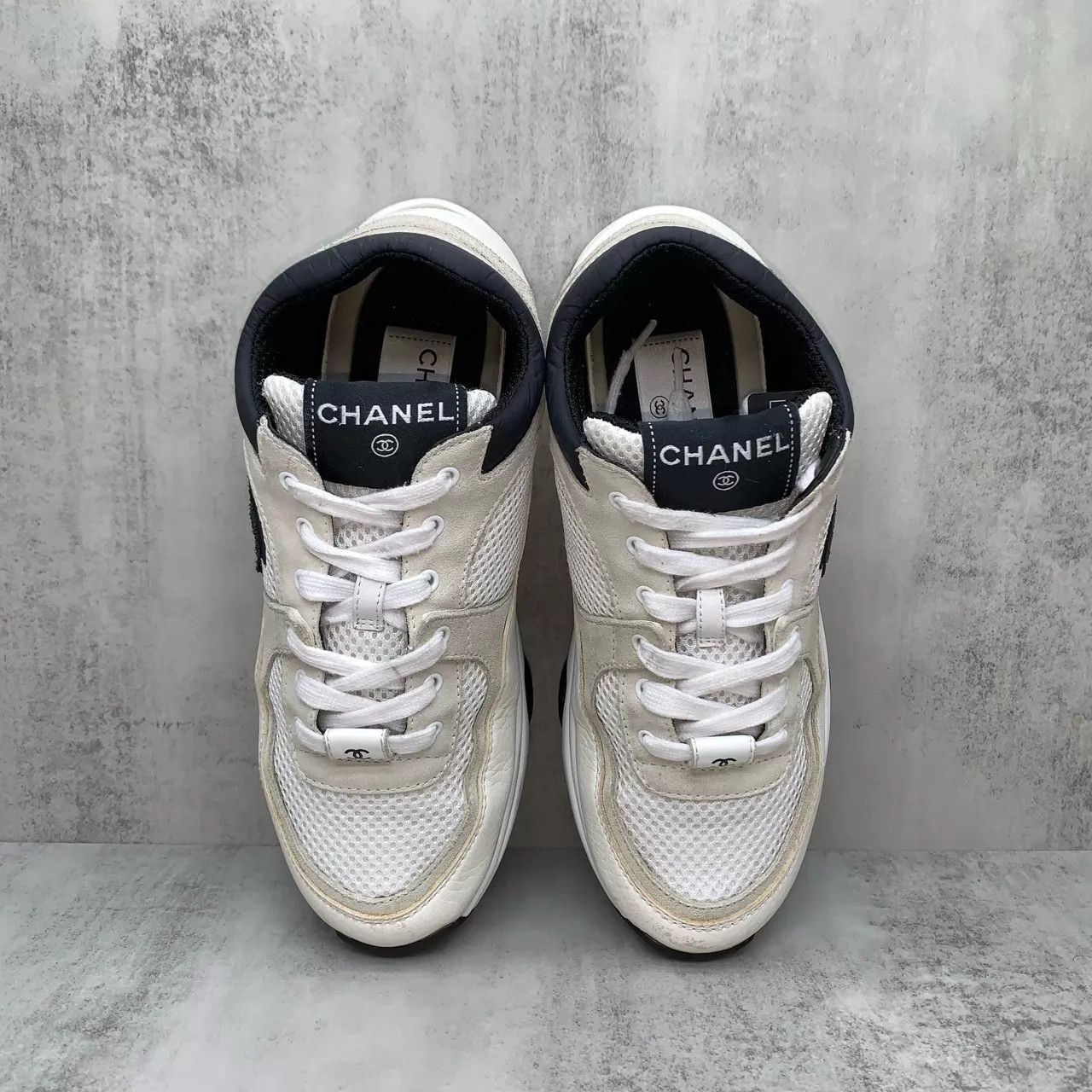 Chanel Chanel CC Sneakers 37 95 New Size US 6.5 / IT 36.5 - 6 Thumbnail