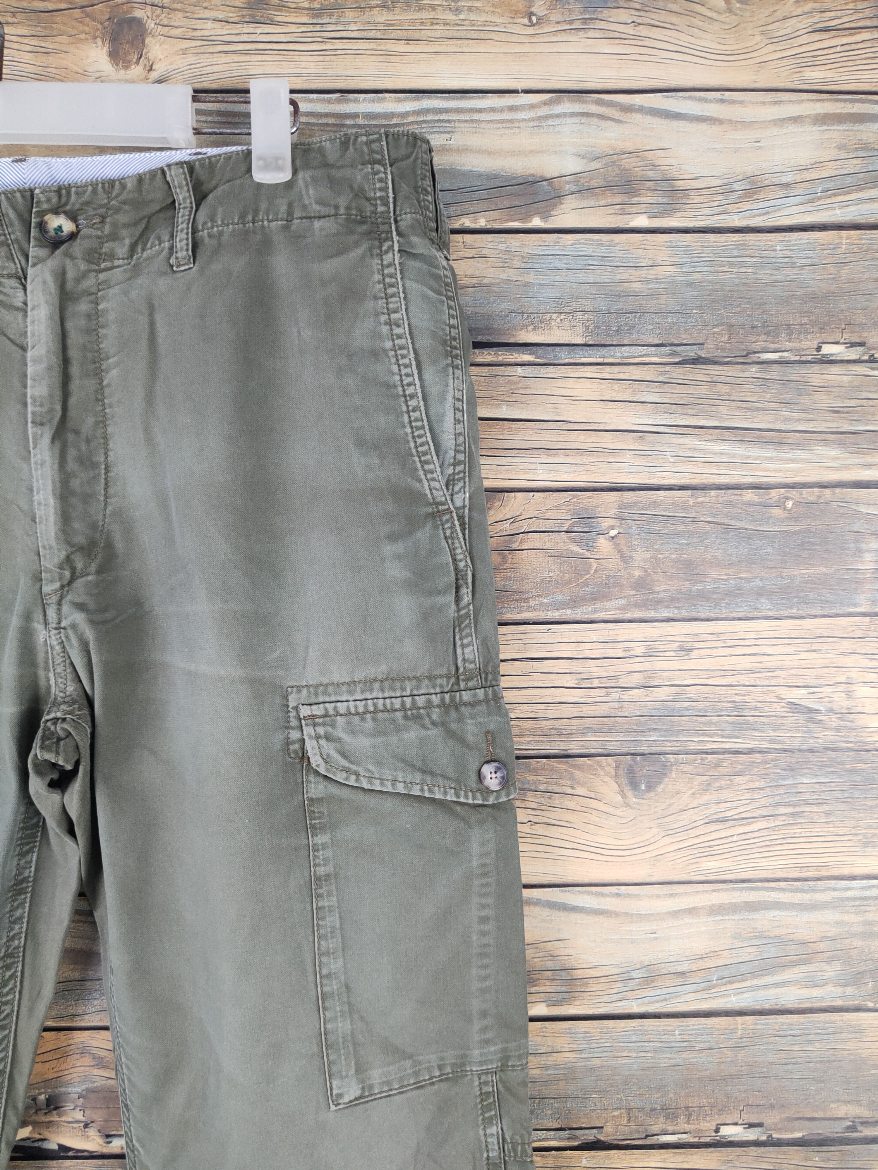 United Arrows DL Beauty&Youth United Arrows Olive Cargo Pants #1496 Size US 32 / EU 48 - 5 Thumbnail