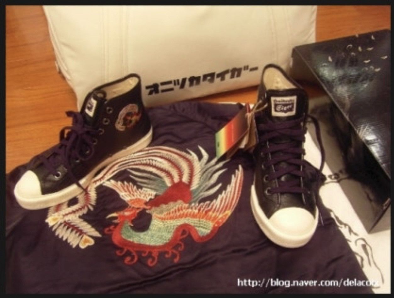 Asics × Onitsuka Tiger × Vintage Onitsuka Tiger LayUp 72 Phoenix Kobe Leather Hi-Top Sneakers Size US 9 / EU 42 - 8 Thumbnail