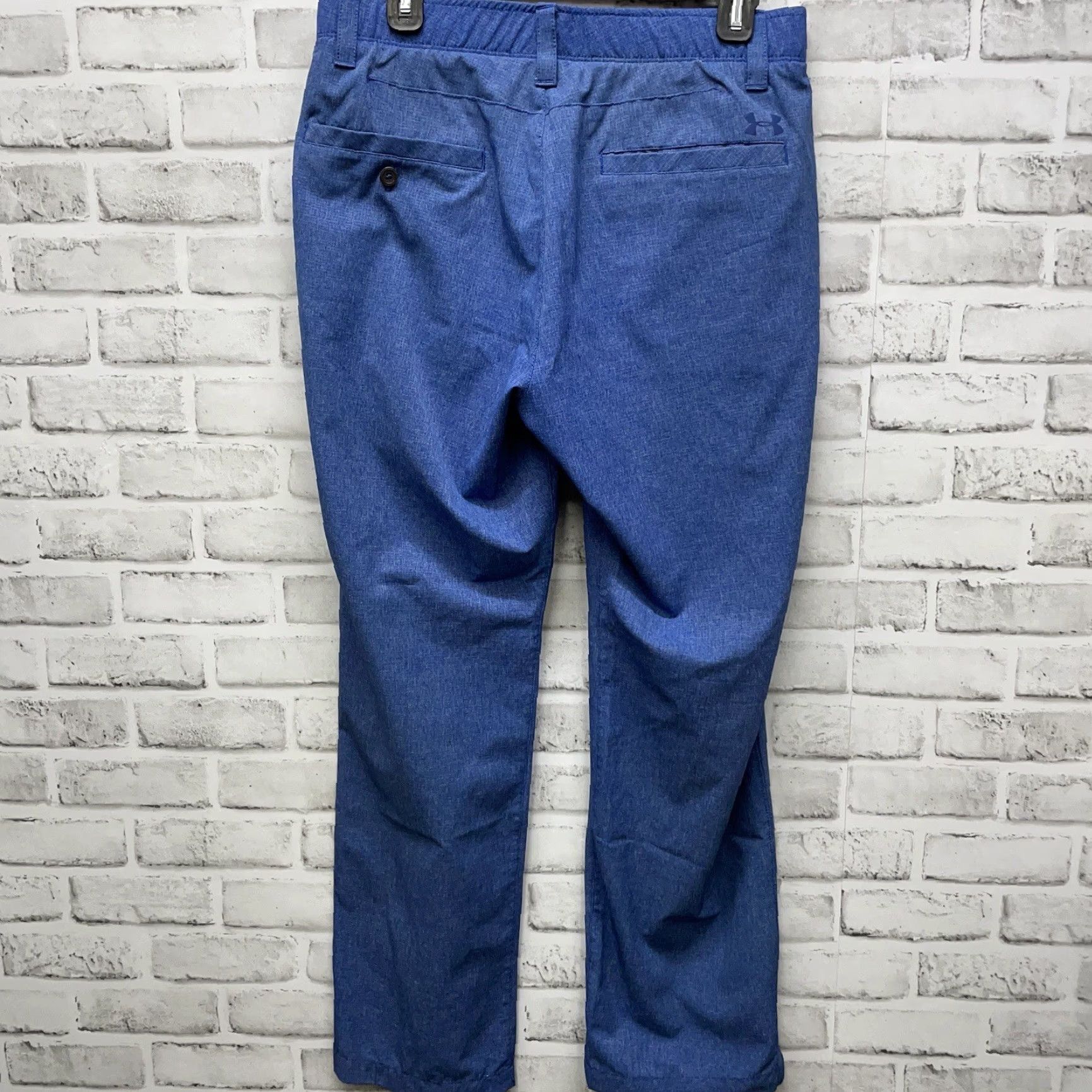 Under Armour Under Armour Loose Athletic Pants Mens 32x30 Blue Chino Athletic Stretchy Regular Fit 30 Inseam Mens Clothing Size US 32 / EU 48 - 5 Thumbnail