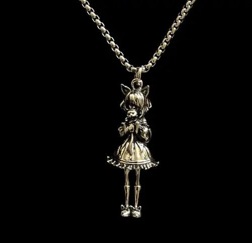 Jewelry Gothic Key Pendant Necklace and Punk Necklace Gothic Chain Size ONE SIZE - 8 Thumbnail