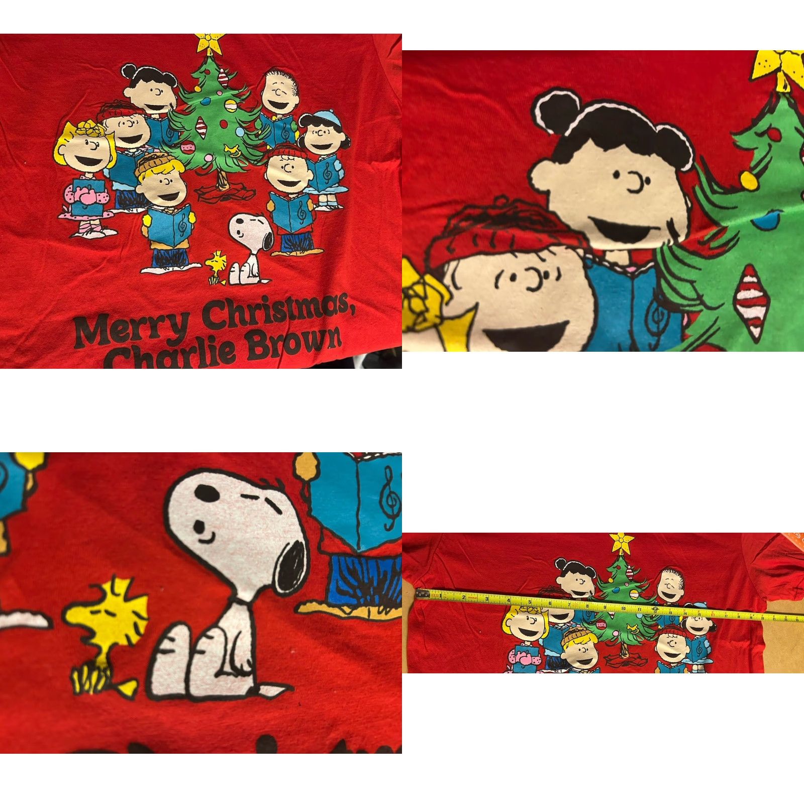 Peanuts Peanuts Christmas Shirt Men Large Red Short Sleeve Snoopy Charlie Brown Fast Shipping Thumbnail Ready Vintage: No Size US L / EU 52-54 / 3 - 9 Thumbnail