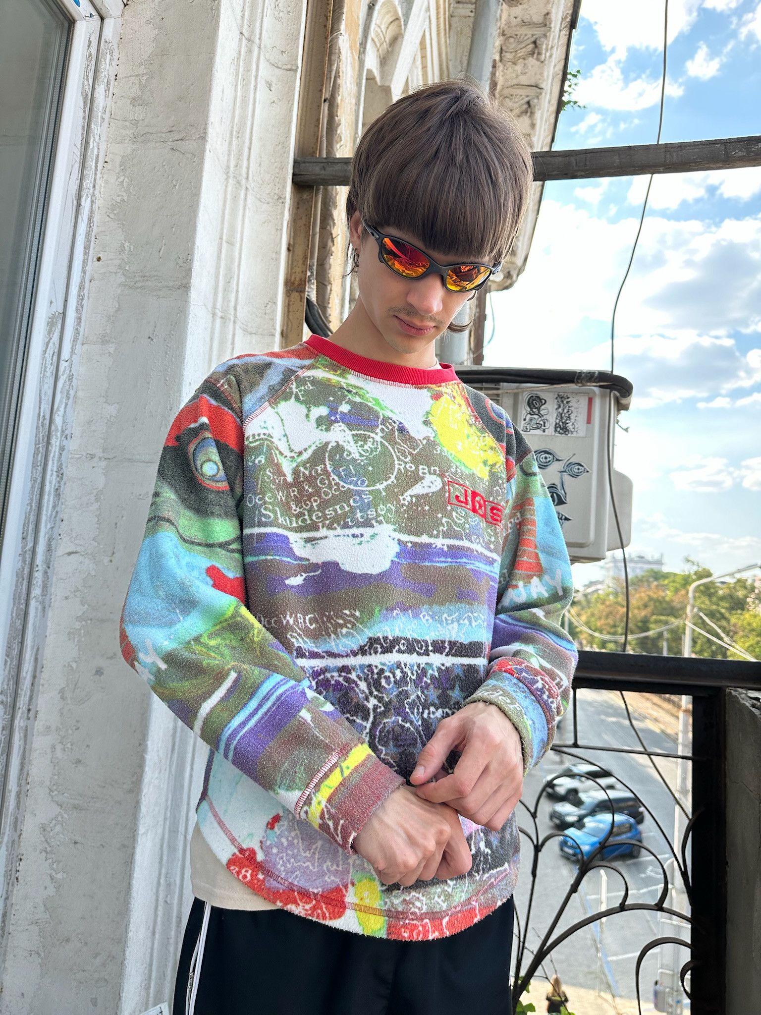 JET SET JET SET VINTAGE longsleeve acid psychedelic drugs lsd usa Size US M / EU 48-50 / 2 - 5 Thumbnail