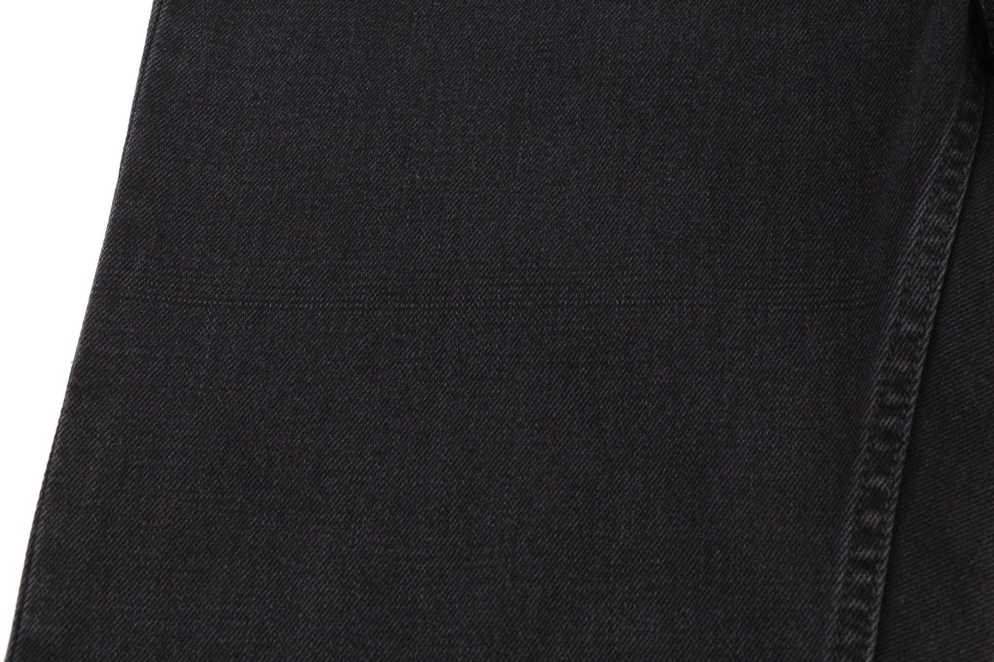 Nudie Jeans BREEZY BRITT W29/L28 Black Worn Zip Logo Cotton 80687 Size 29" - 8 Thumbnail