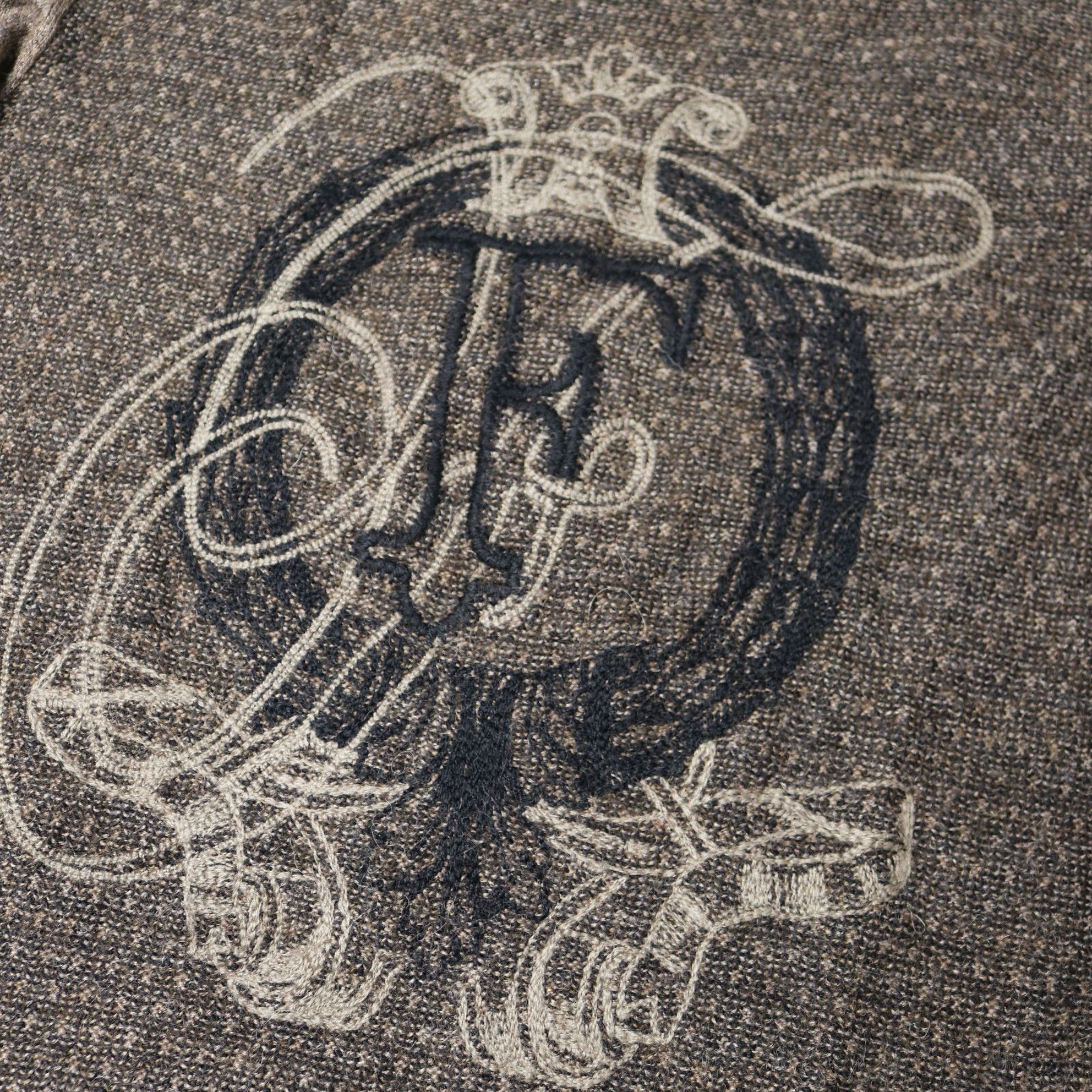 Gianfranco Ferre Gianfranco Ferré Embroidered Logo Wool Blend Knit Sweater Size XXL / US 16-18 / IT 52-54 - 3 Thumbnail