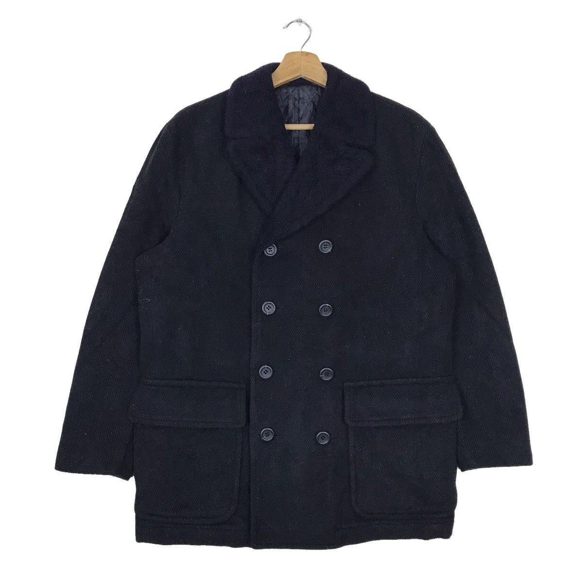 Vintage 90s Yohji Yamamoto A.A.R Double Breasted Wool Trench