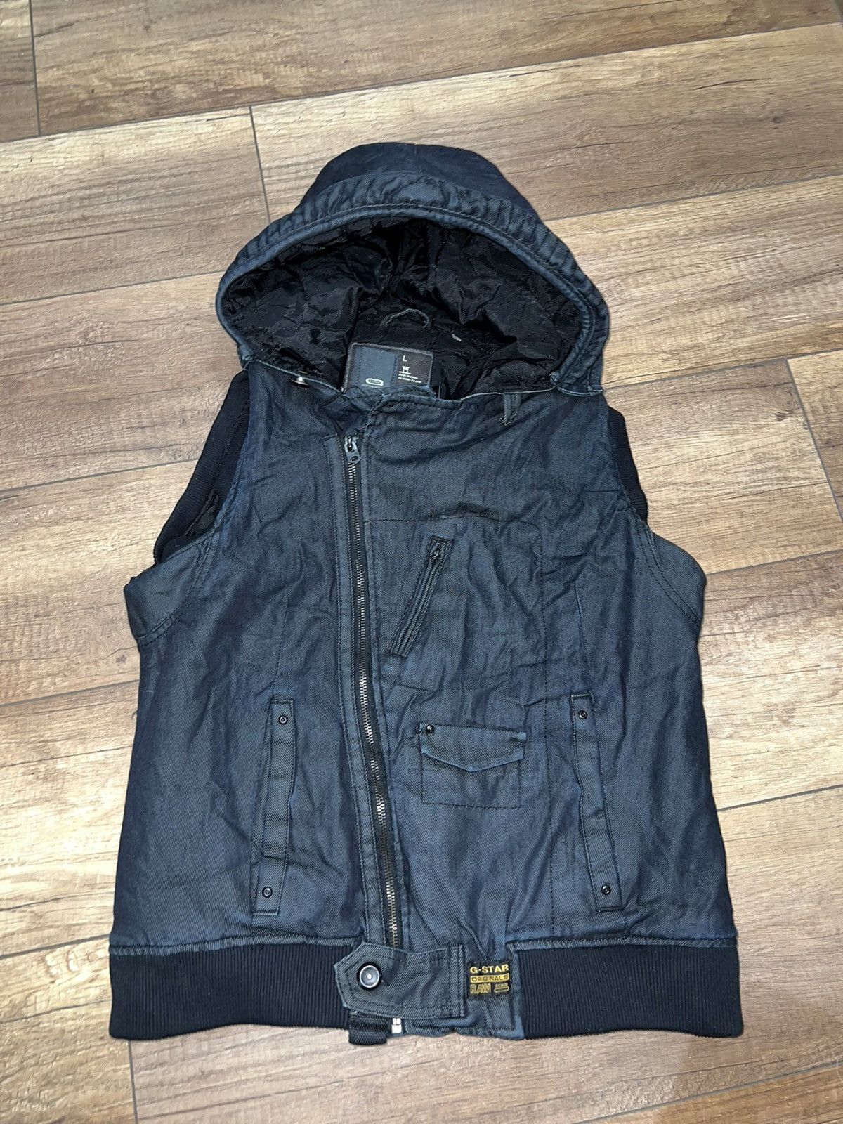 G-Star G Star Raw Multipocket Hooded Vest Rare Size US L / EU 52-54 / 3 - 1 Thumbnail