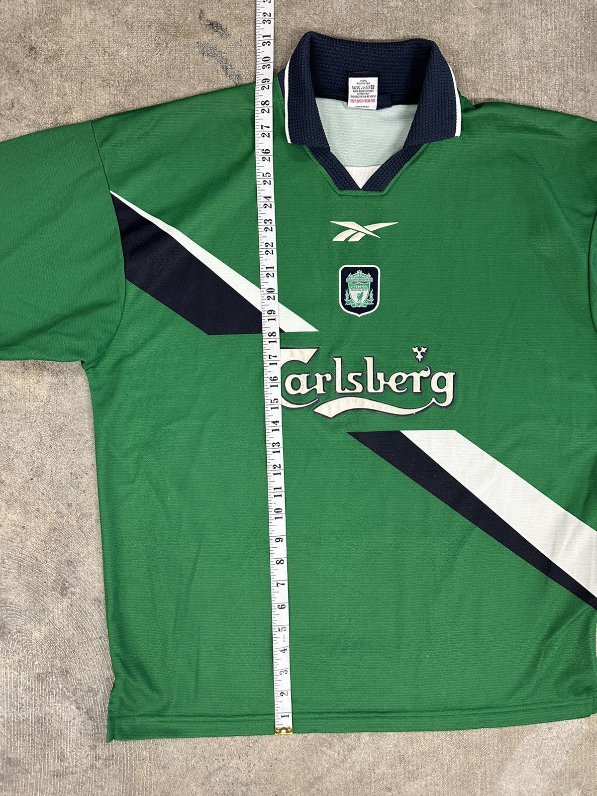 Reebok 99-00 Liverpool FC Soccer Jersey Kit Away RARE