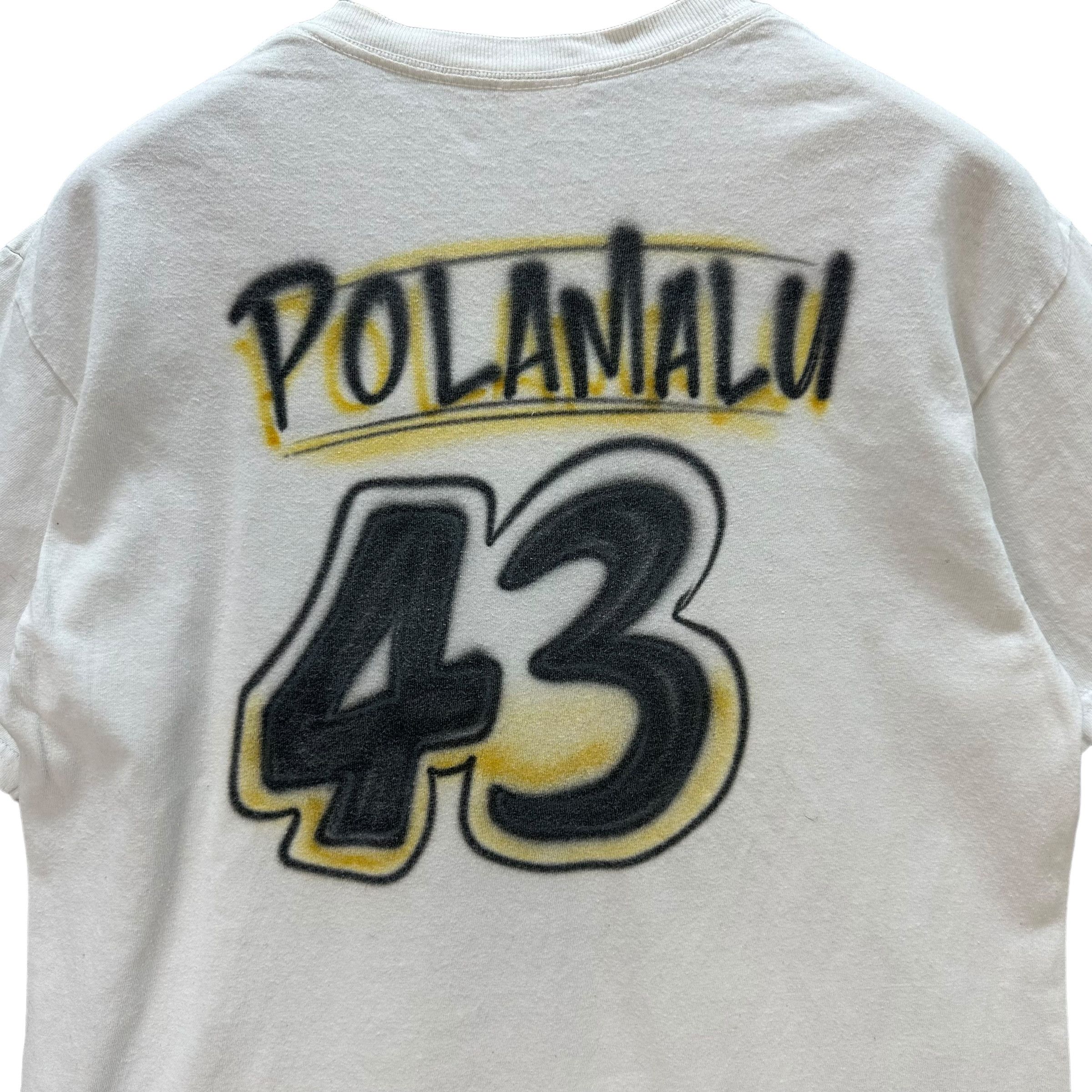 Gildan Y2K STEELERS POLAMALU 43 BIG LOGO TEE #9205-69 Size US M / EU 48-50 / 2 - 12 Thumbnail