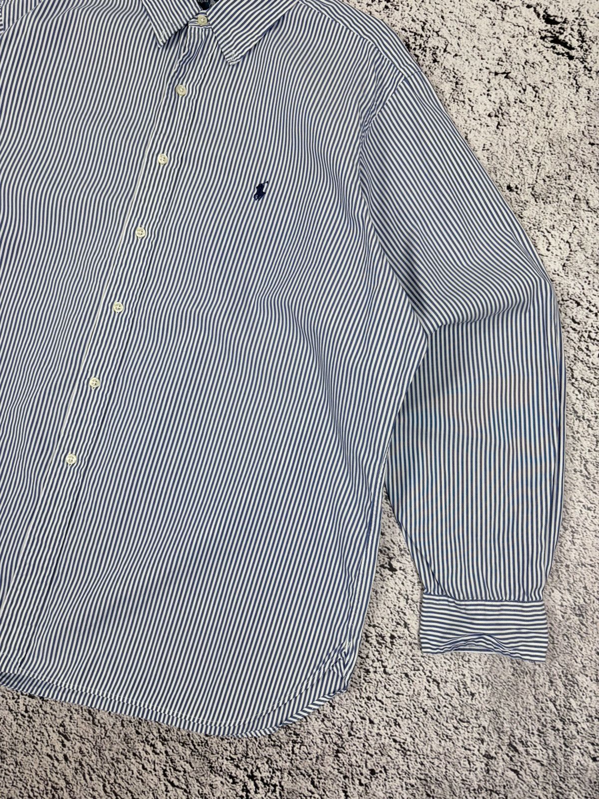 Ralph Lauren Polo Ralph Lauren Classic Fit Striped Shirt 18-36 XXL Size US XXL / EU 58 / 5 - 3 Thumbnail