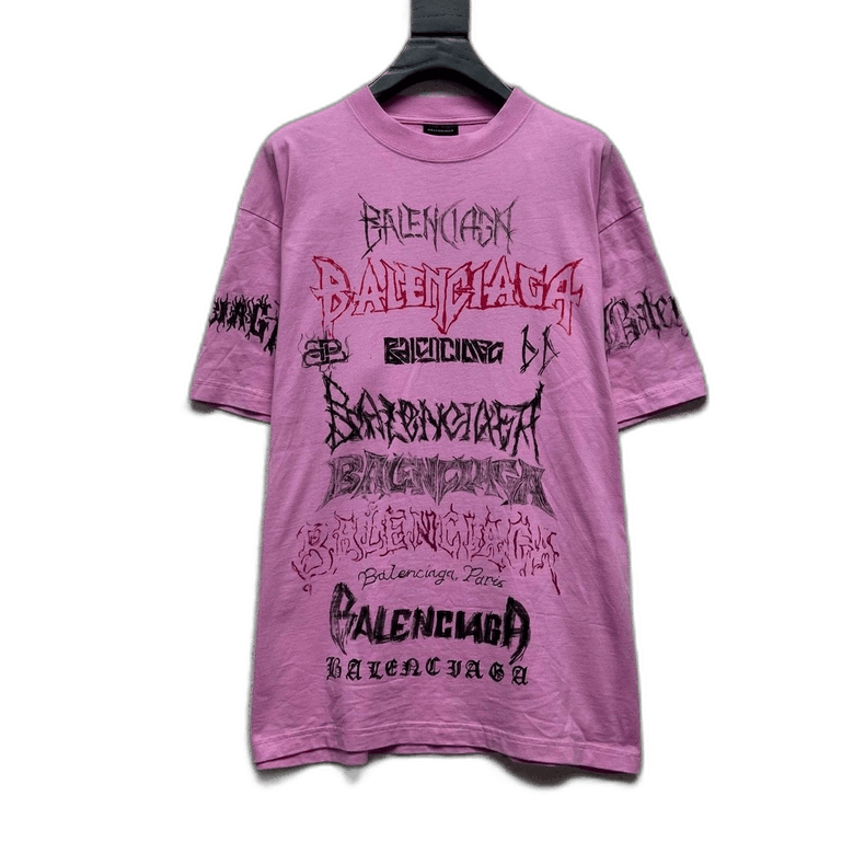 Balenciaga Balenciaga SS24 Dragon Year Graffiti Logo Tee Size US XS / EU 42 / 0 - 1 Thumbnail