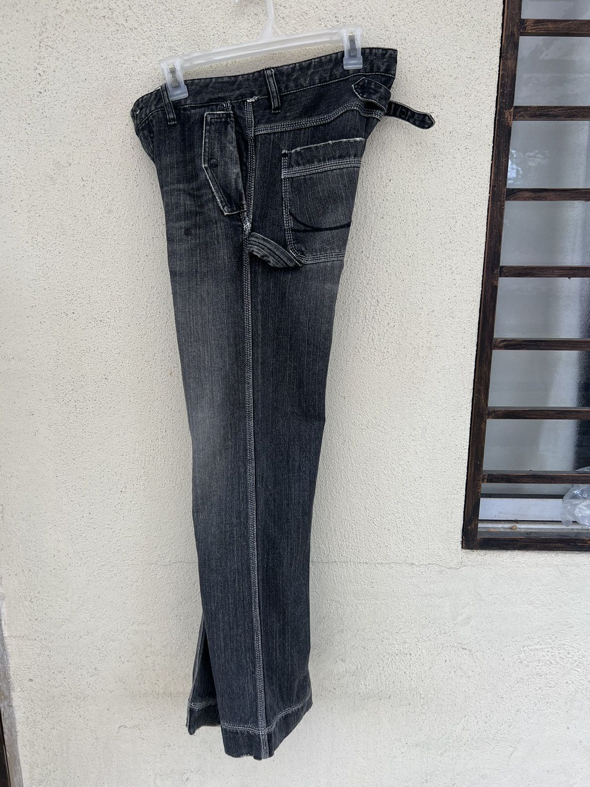 FACTOTUM Vintage Factotum Japan Distressed Fade Denim Work Pant Size US 30 / EU 46 - 23 Thumbnail